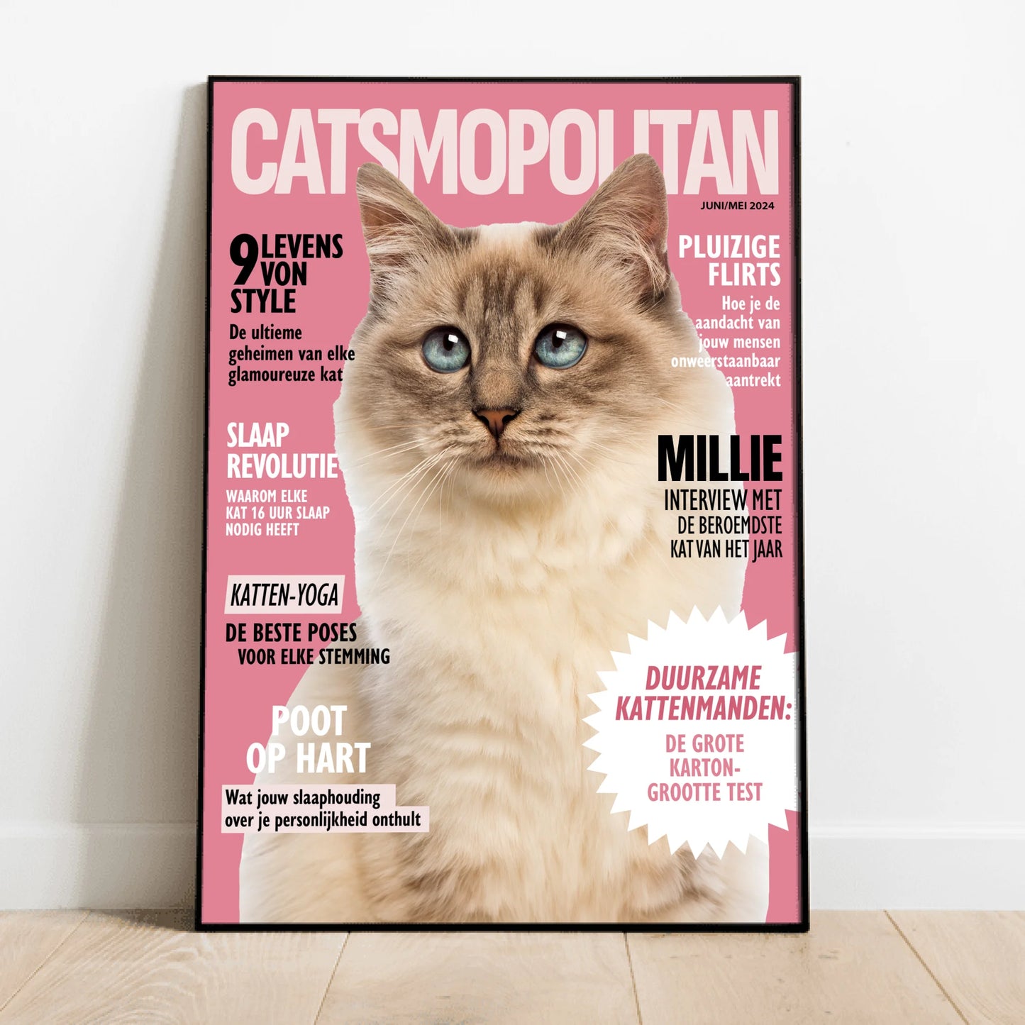 Catsmopolitan - Gepersonaliseerde Poster
