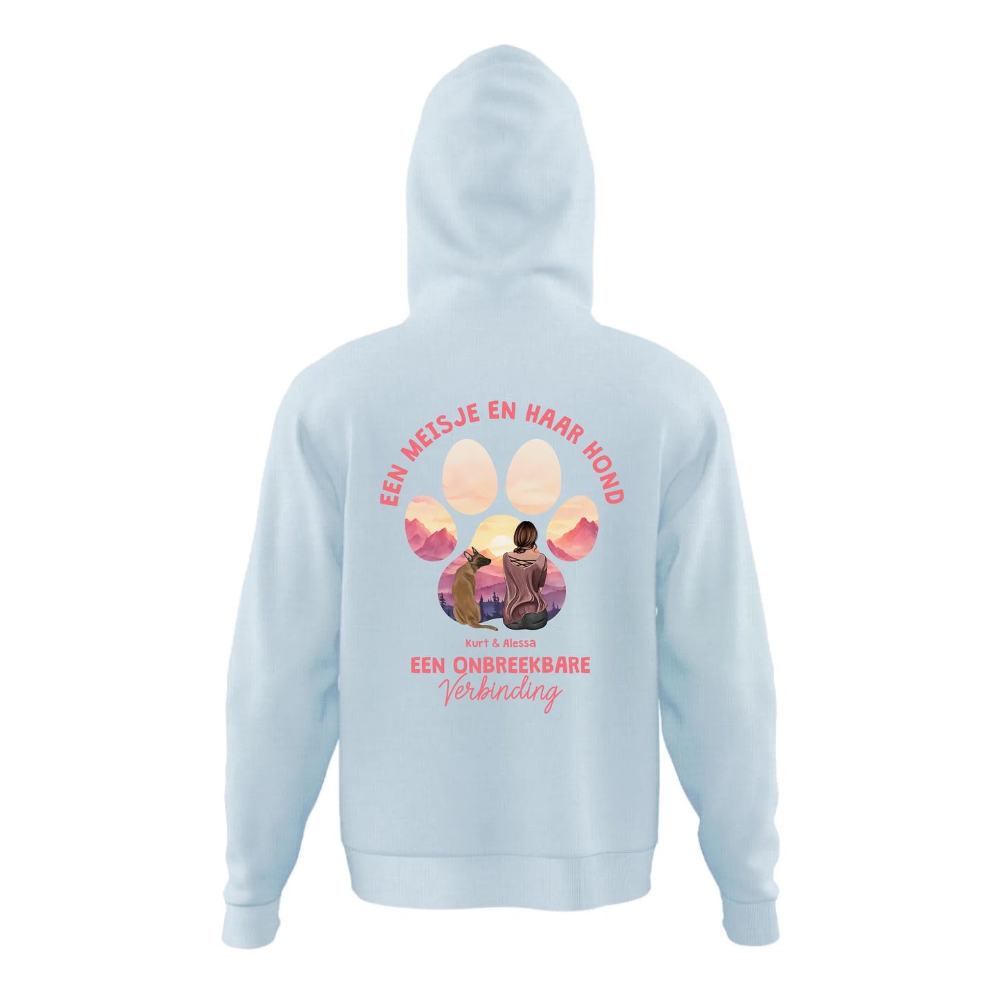 Onbreekbare verbinding - Gepersonaliseerde hoodie