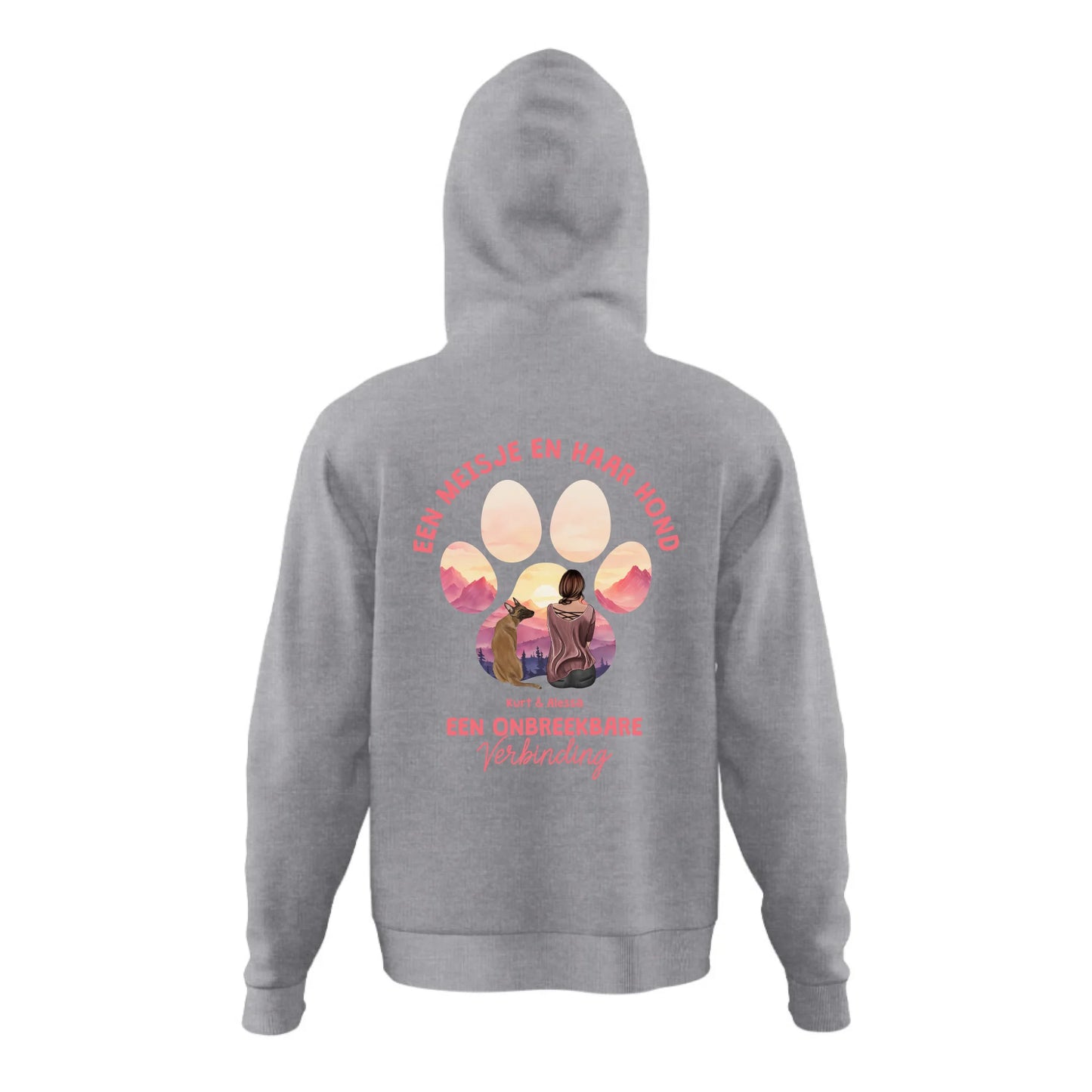 Onbreekbare verbinding - Gepersonaliseerde hoodie