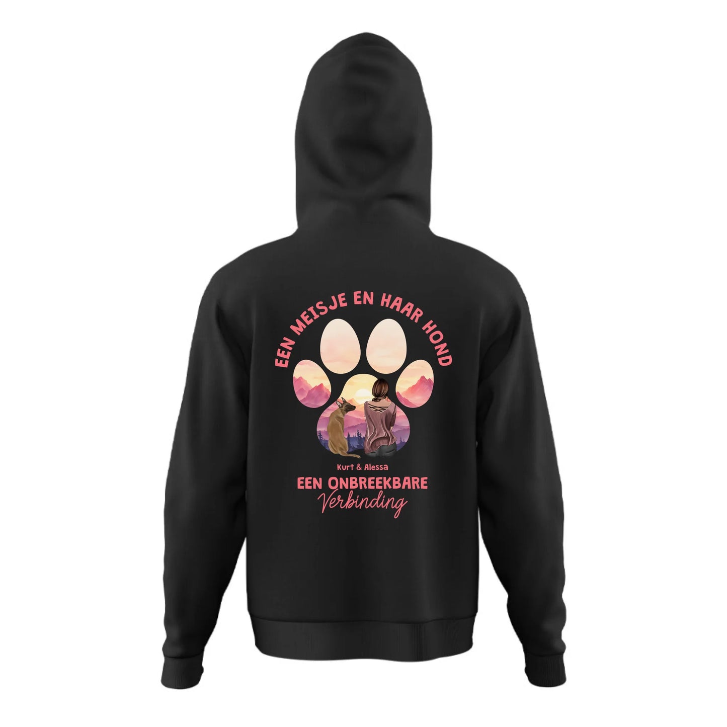 Onbreekbare verbinding - Gepersonaliseerde hoodie