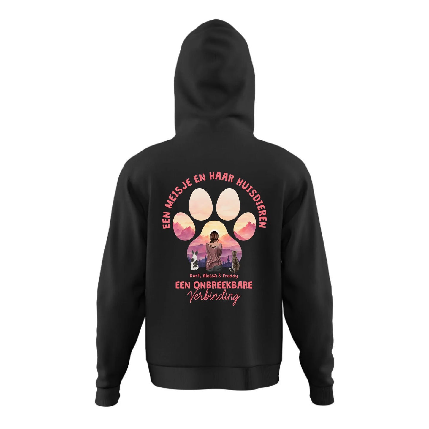 Onbreekbare verbinding - Gepersonaliseerde hoodie