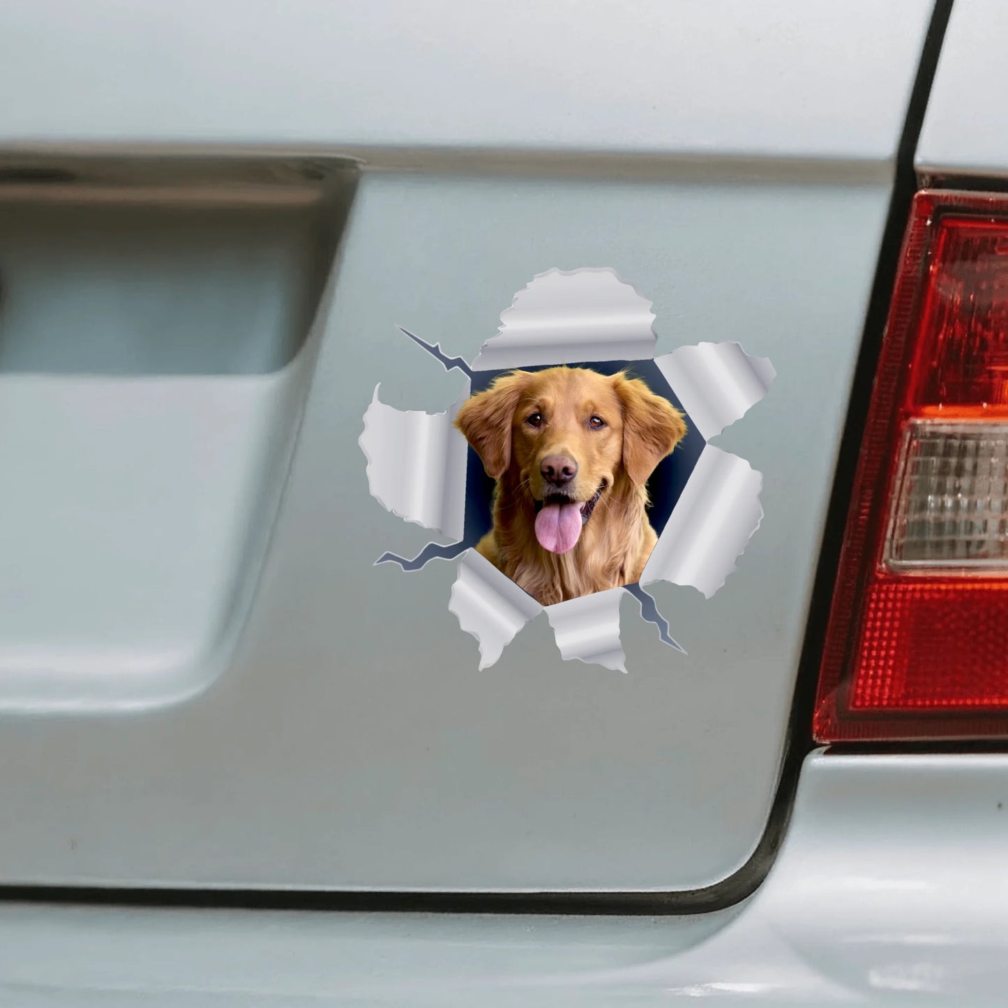 Spioneren foto - Gepersonaliseerde autosticker