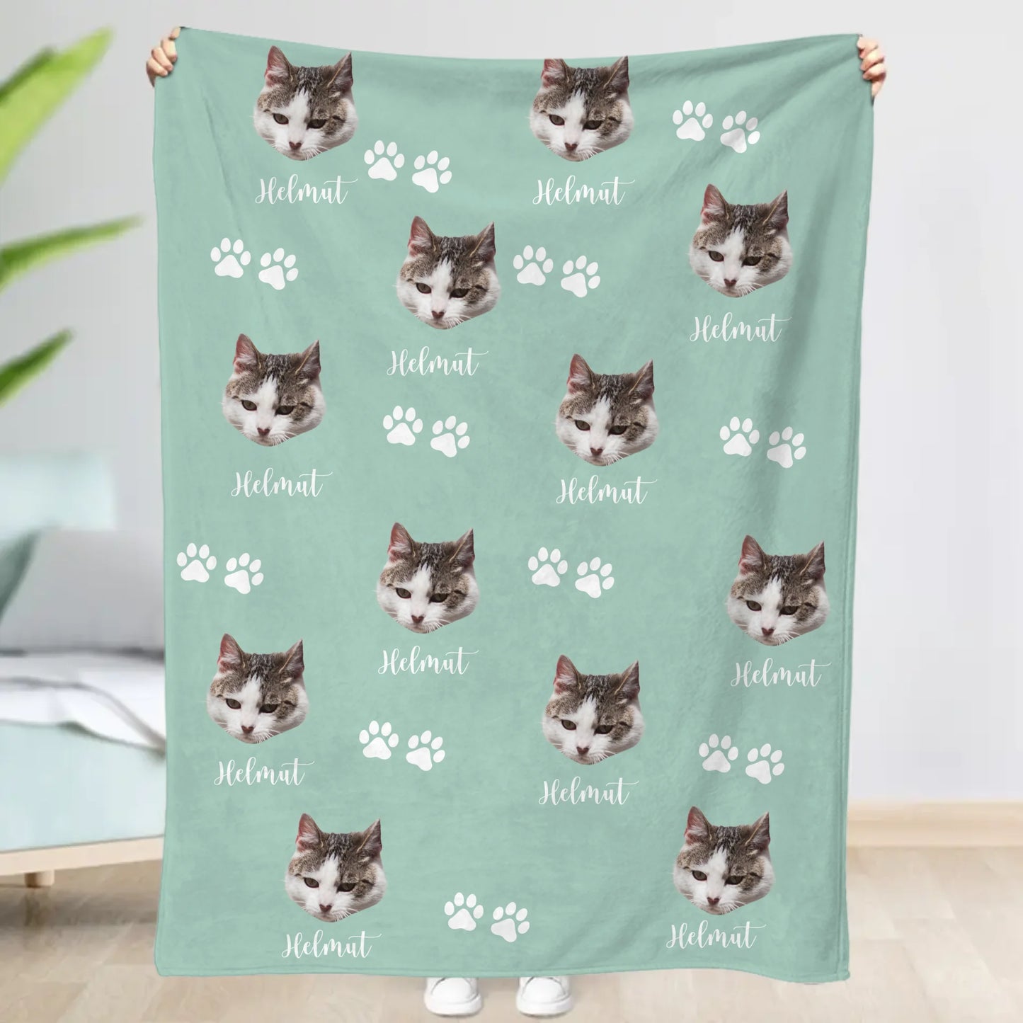 Dierenhoofden - Gepersonaliseerde deken