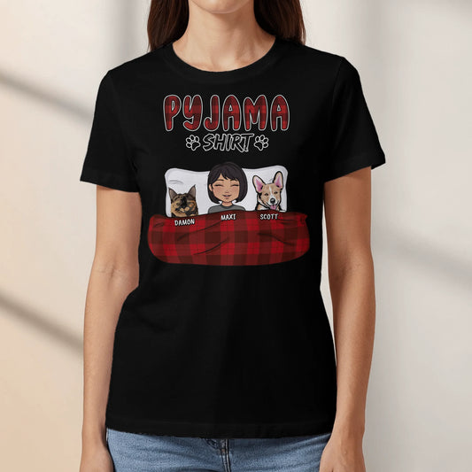 Mijn pyjama shirt - Gepersonaliseerde T-Shirt