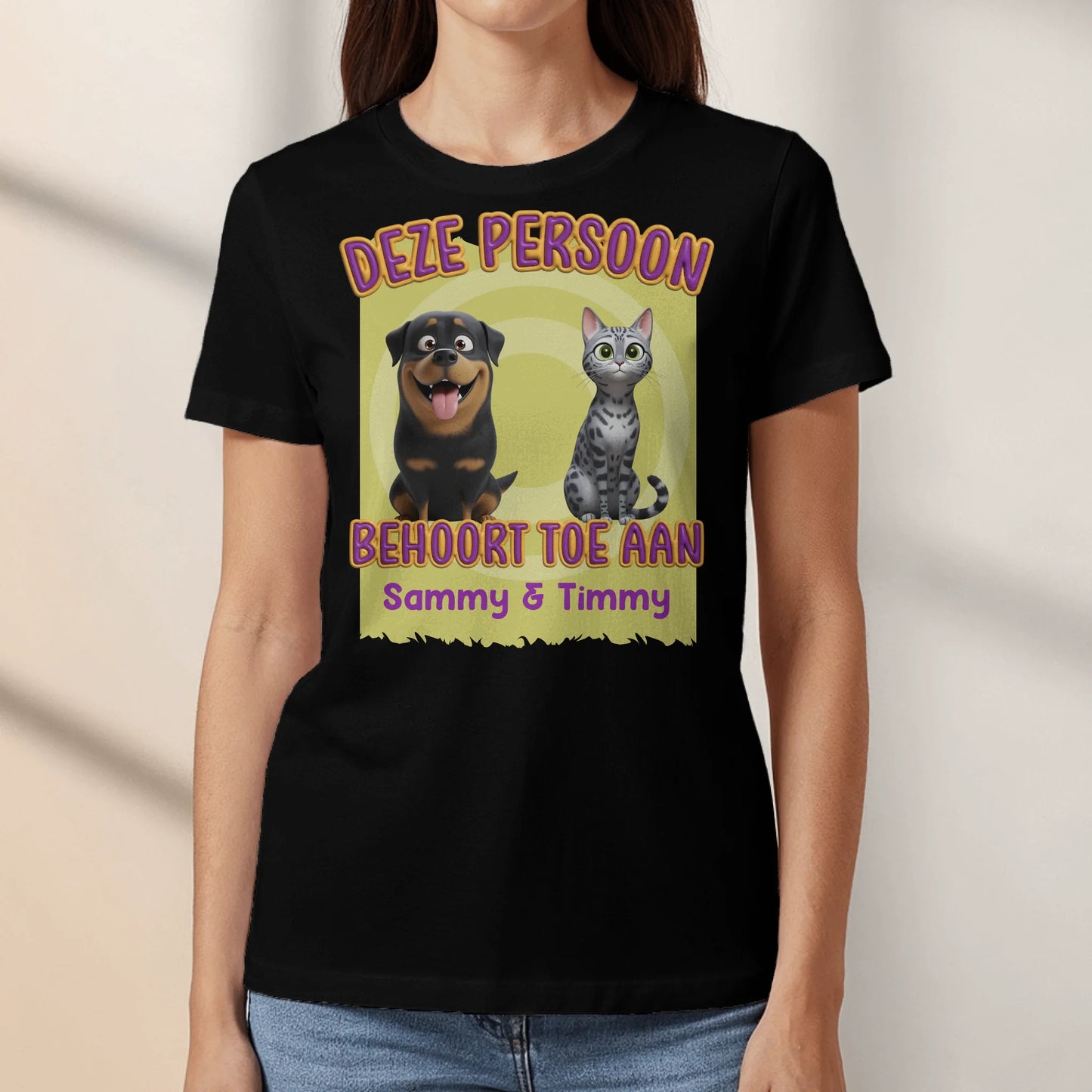 Deze persoon is van mij - Gepersonaliseerd T-Shirt