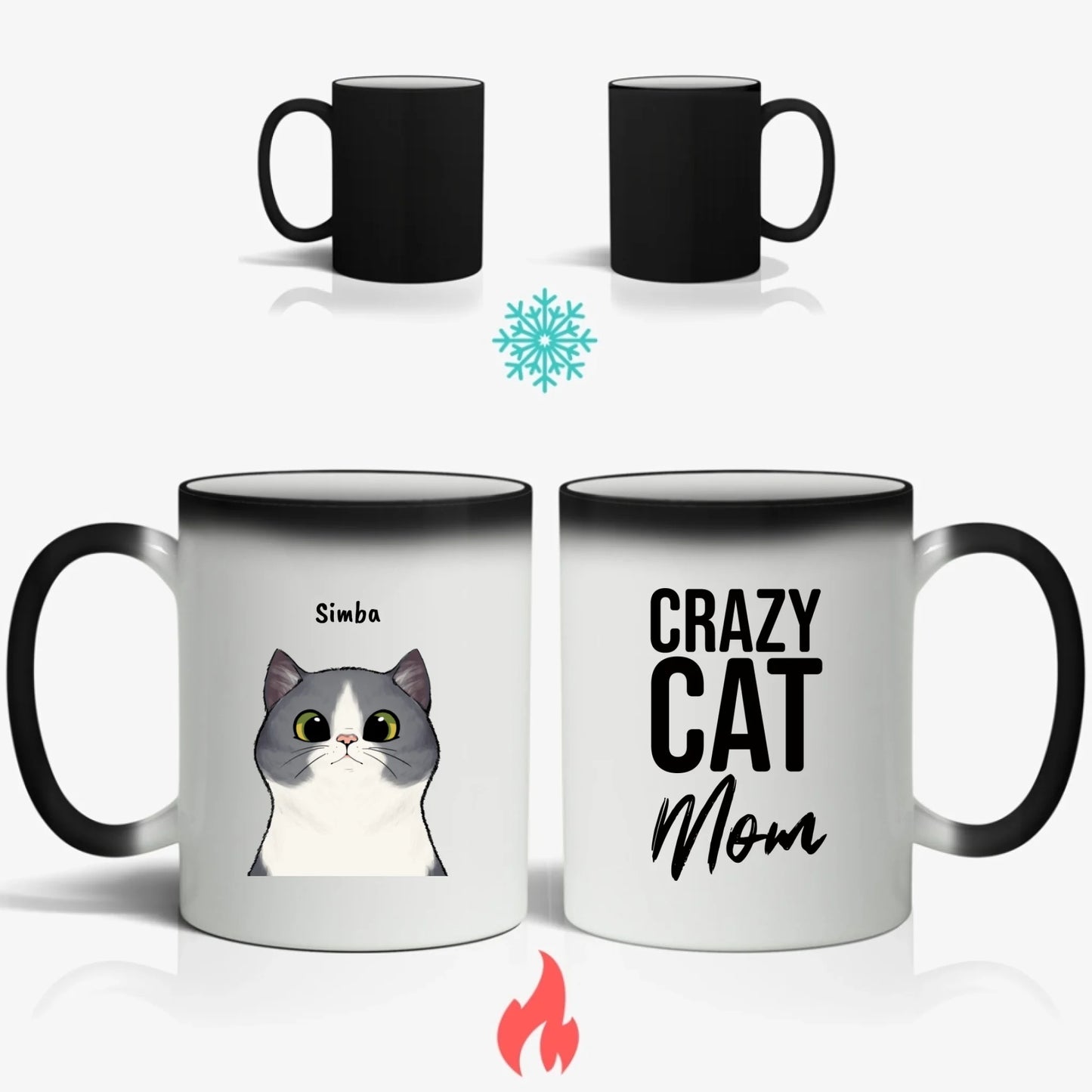 Nieuwsgierige katten - Gepersonaliseerde mok