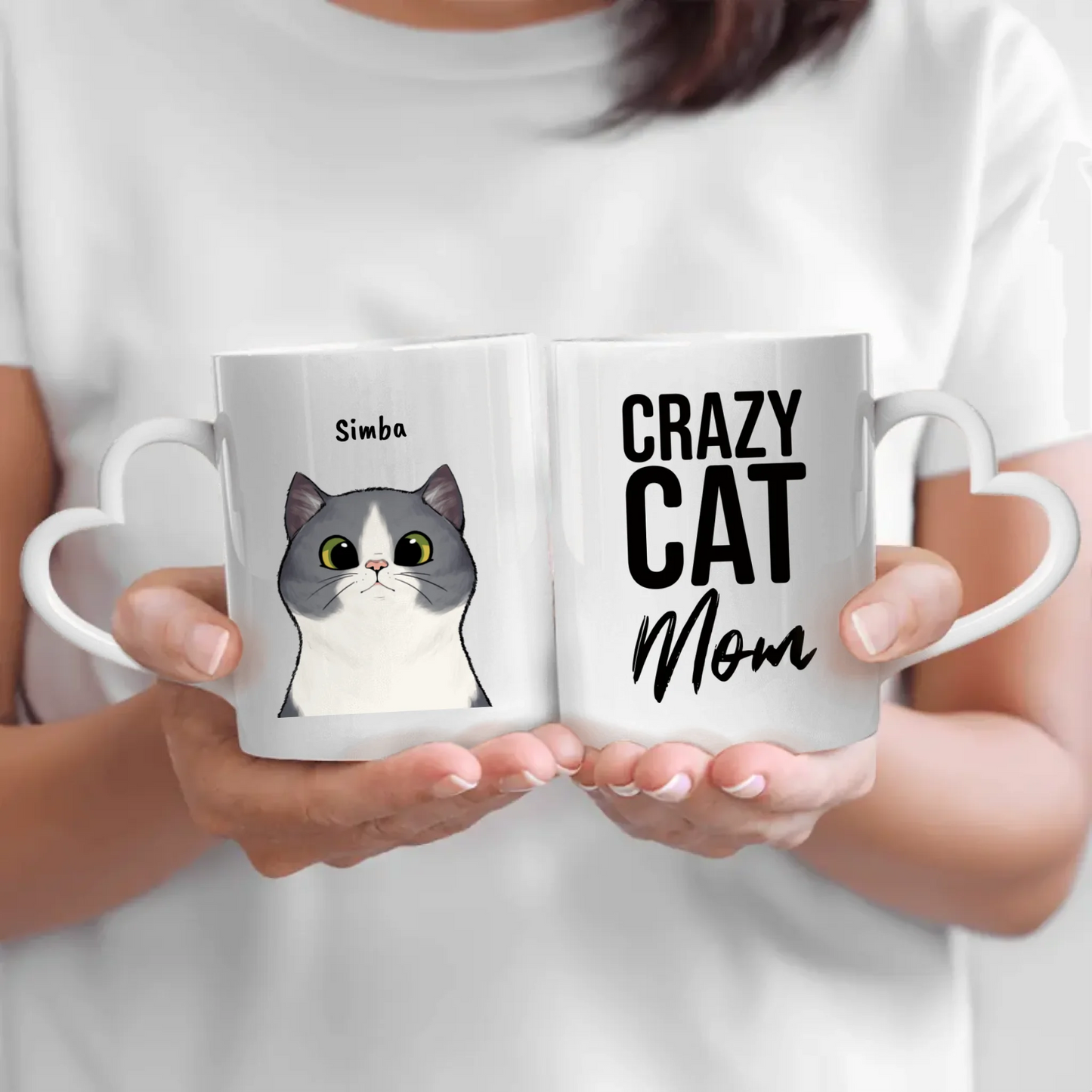 Nieuwsgierige katten - Gepersonaliseerde mok