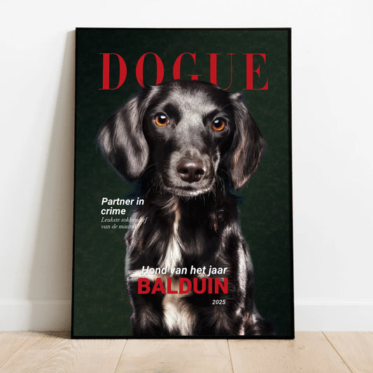 Dogue - Gepersonaliseerde Poster