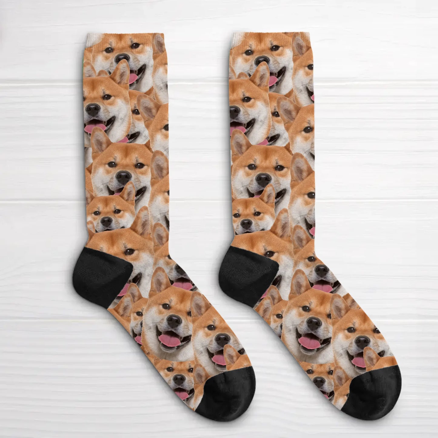 Wild Foto Patroon - Gepersonaliseerde Sokken