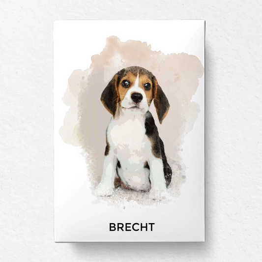 Aquarellen - Gepersonaliseerde canvas