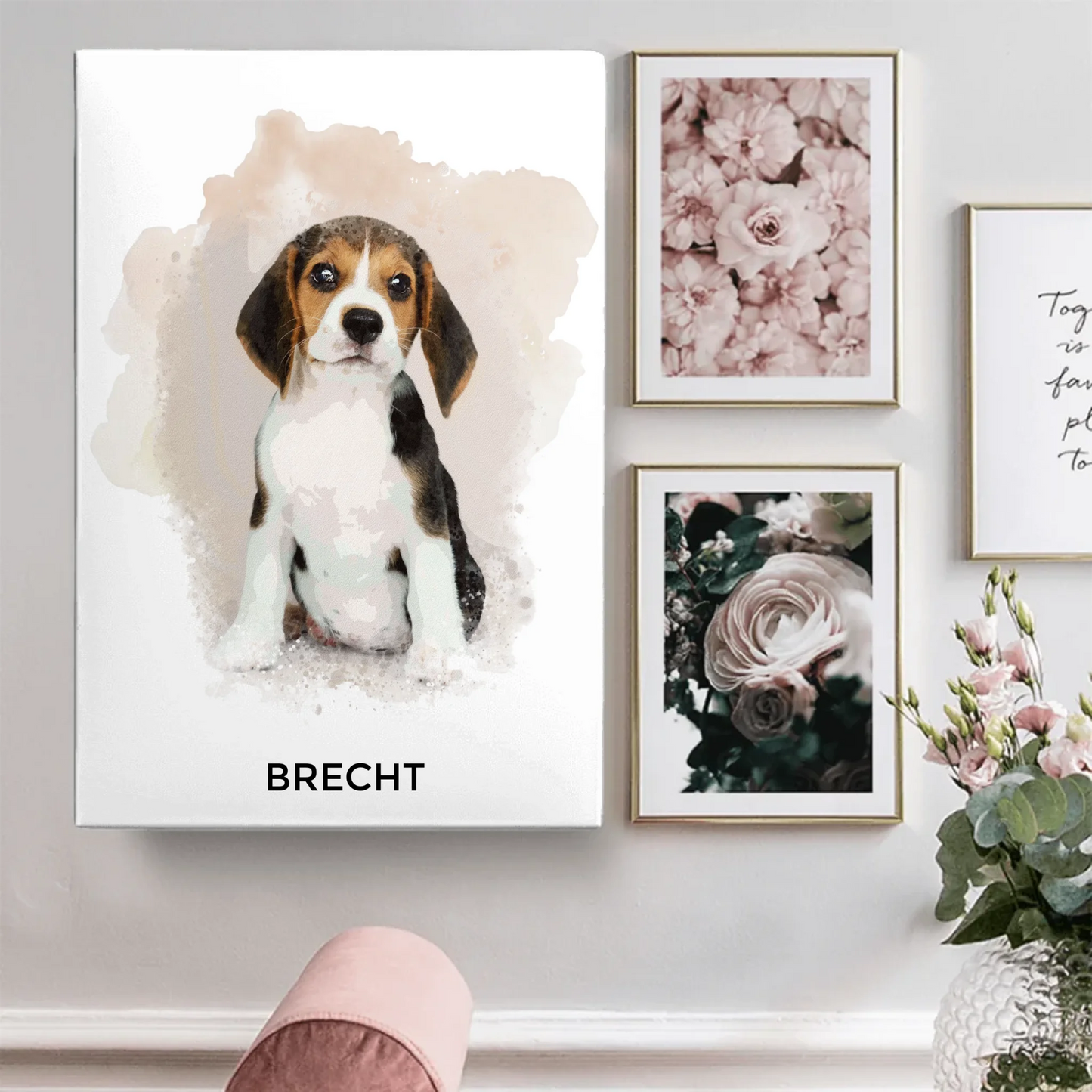 Aquarellen - Gepersonaliseerde canvas