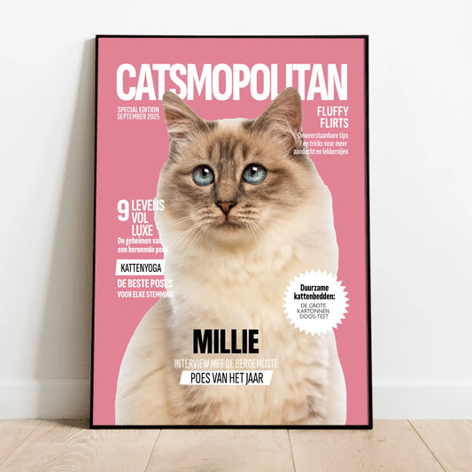 Catsmopolitan - Gepersonaliseerde Poster