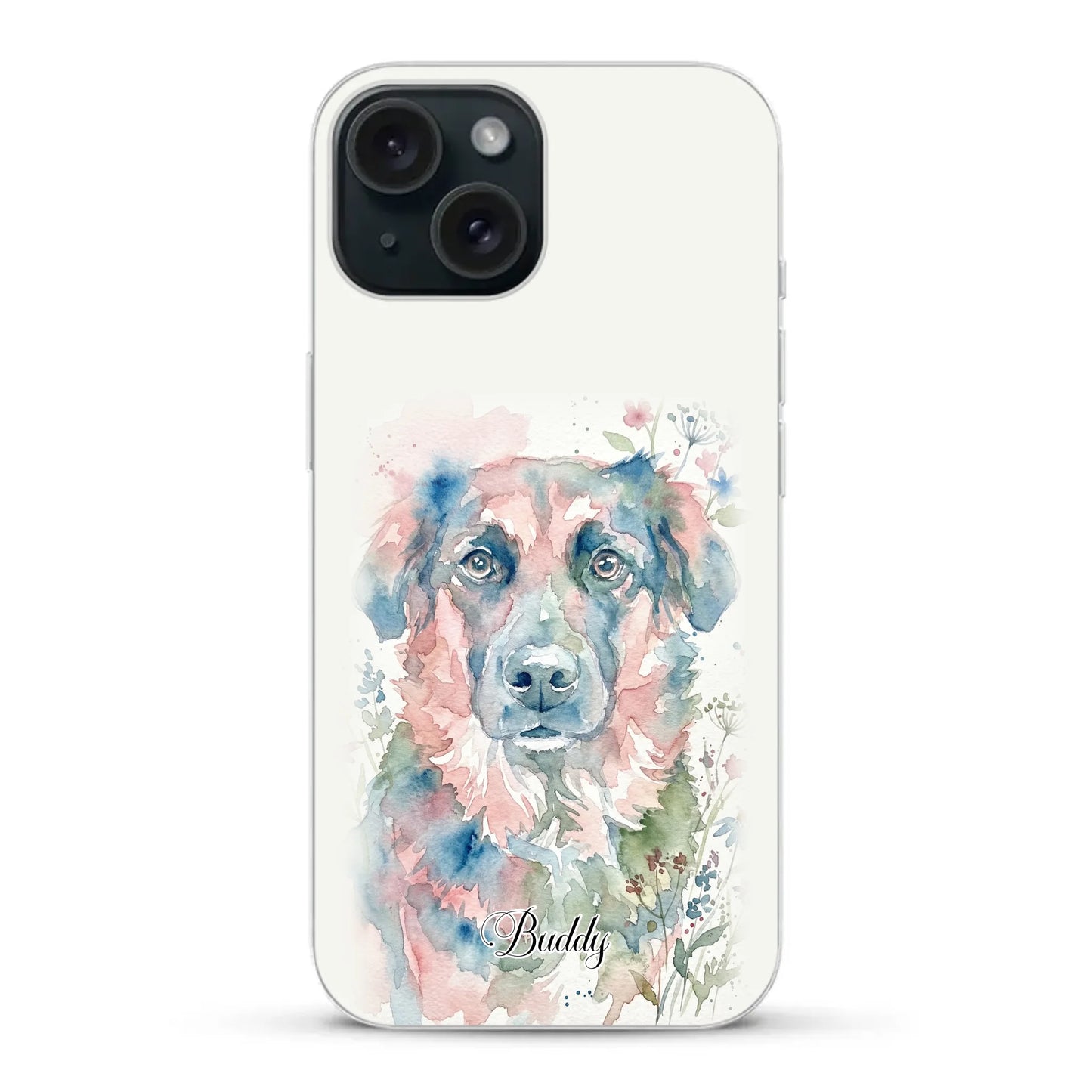Aquarel - Gepersonaliseerd telefoonhoesje
