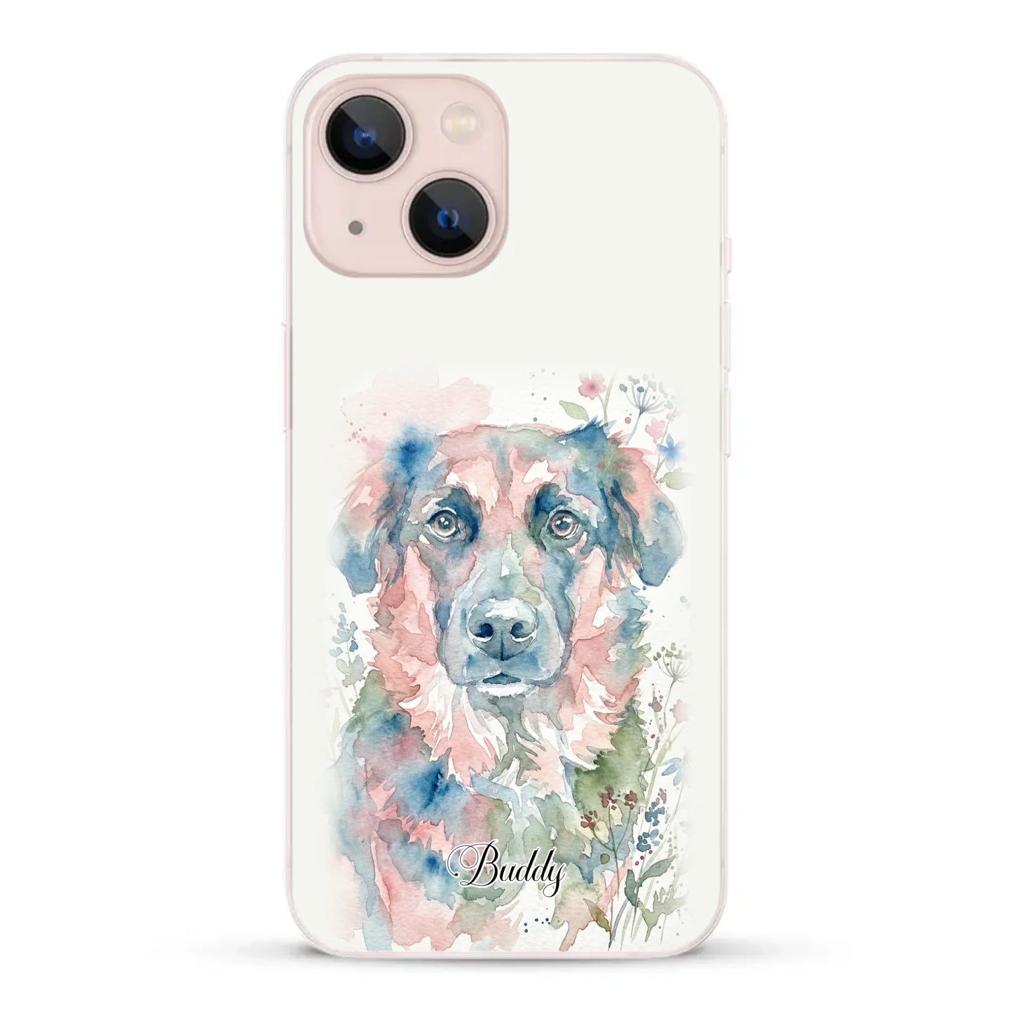 Aquarel - Gepersonaliseerd telefoonhoesje