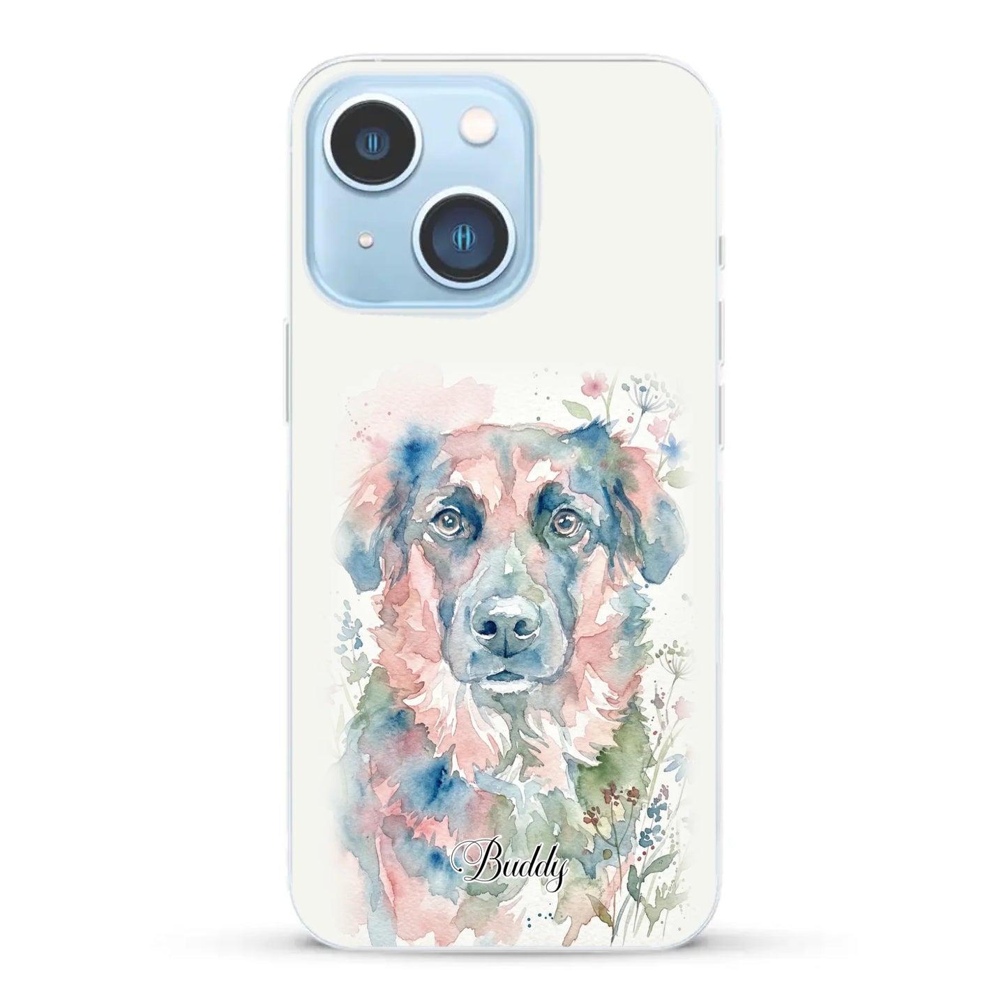 Aquarel - Gepersonaliseerd telefoonhoesje