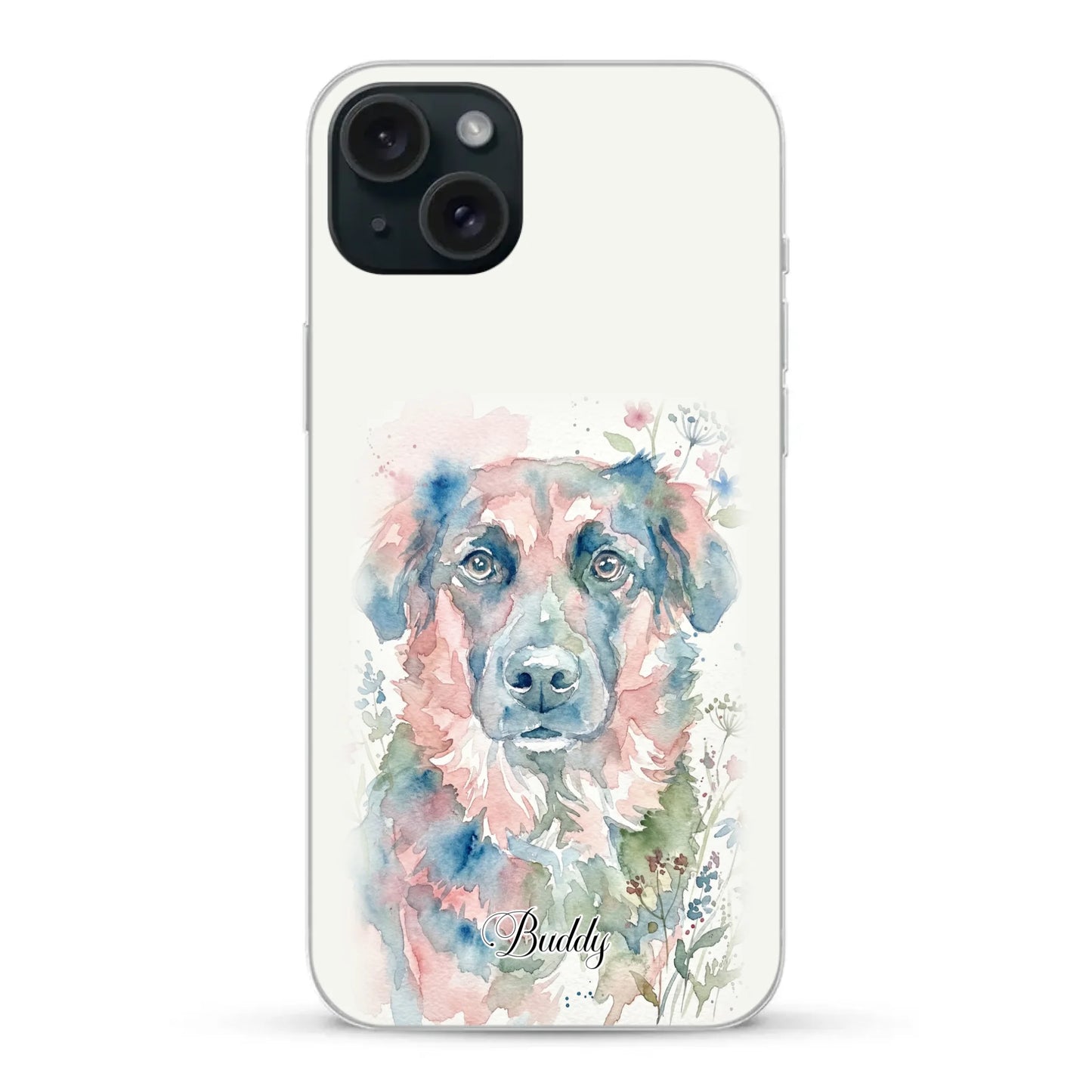 Aquarel - Gepersonaliseerd telefoonhoesje