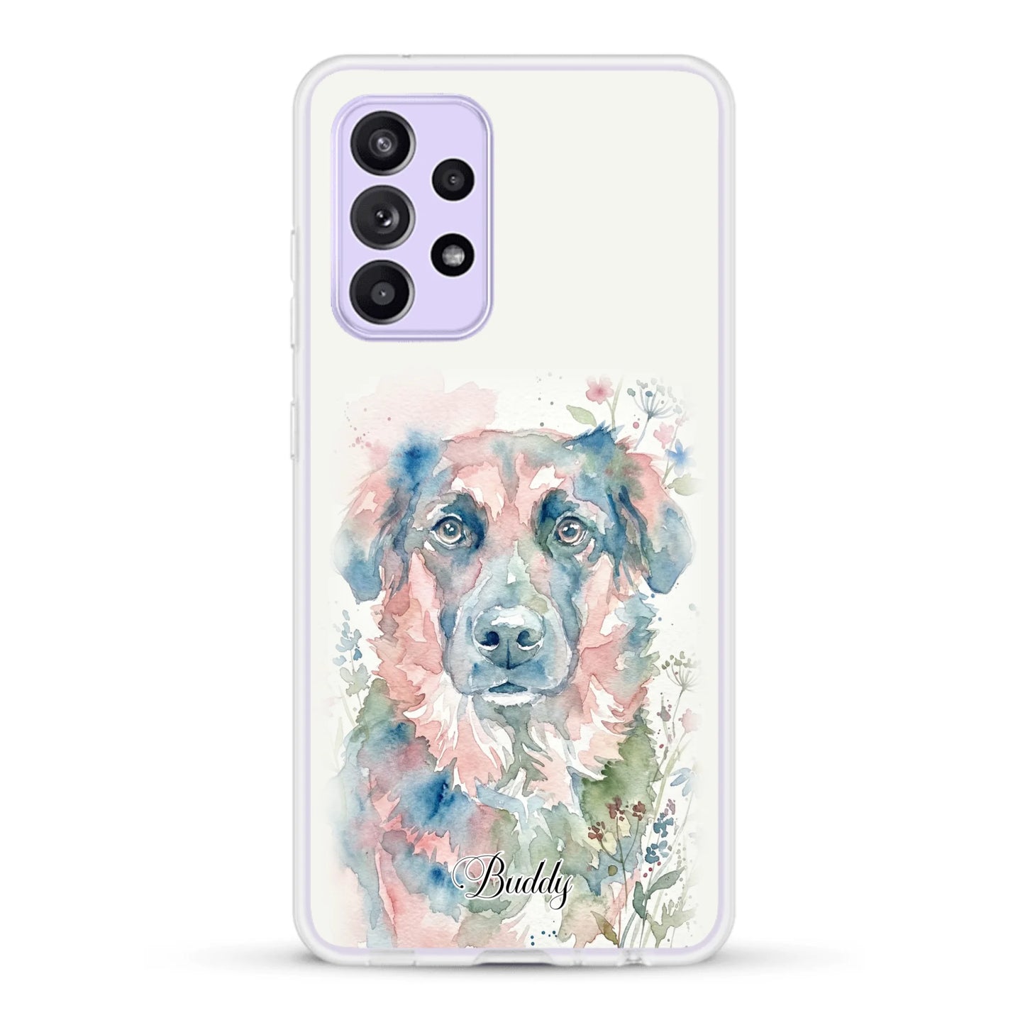 Aquarel - Gepersonaliseerd telefoonhoesje