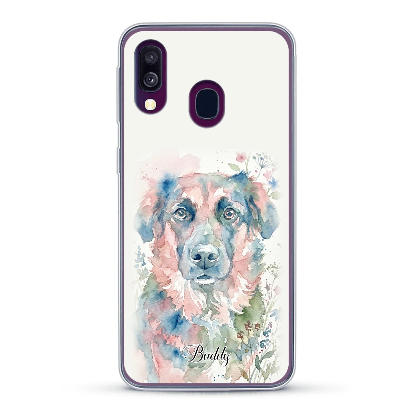 Aquarel - Gepersonaliseerd telefoonhoesje
