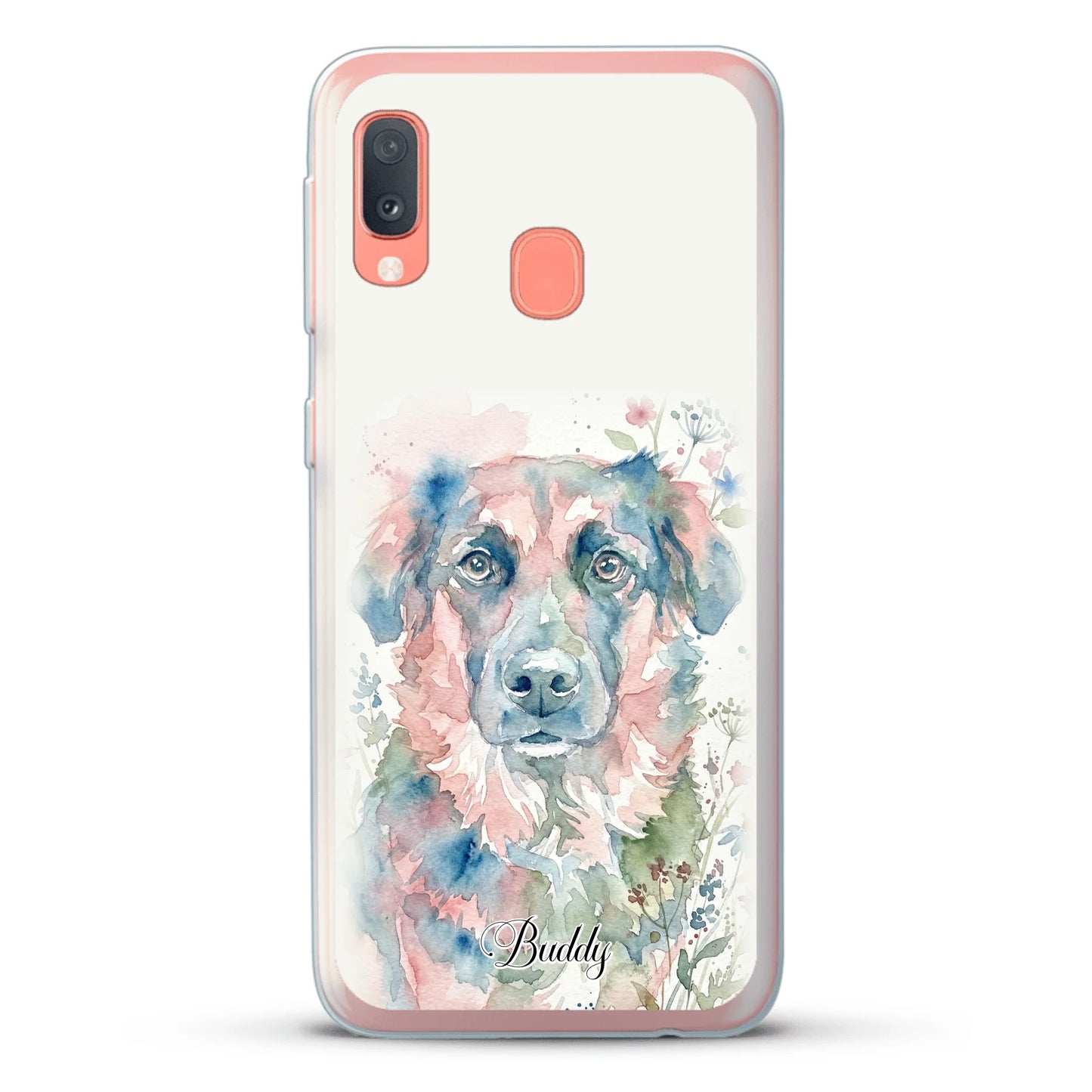 Aquarel - Gepersonaliseerd telefoonhoesje