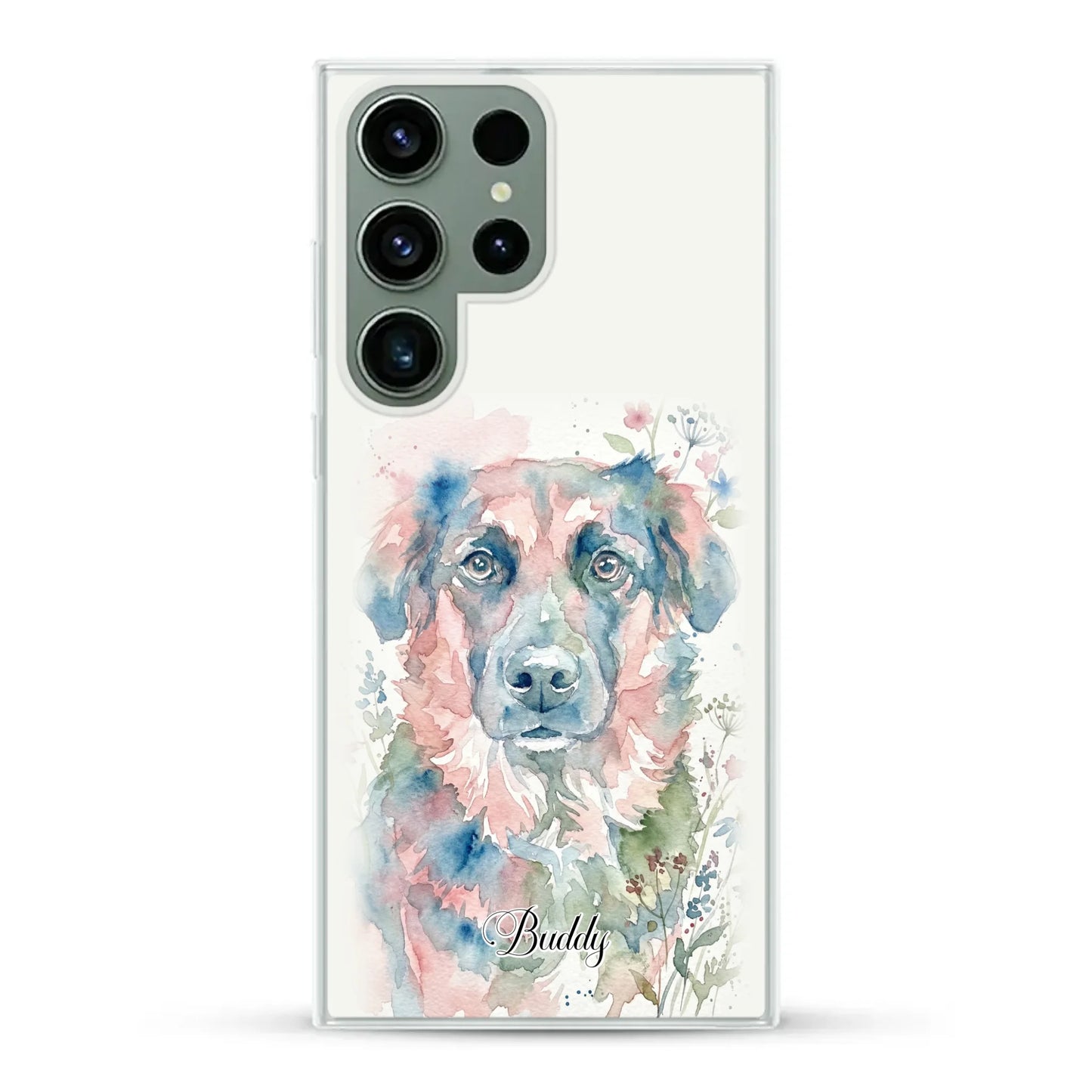 Aquarel - Gepersonaliseerd telefoonhoesje
