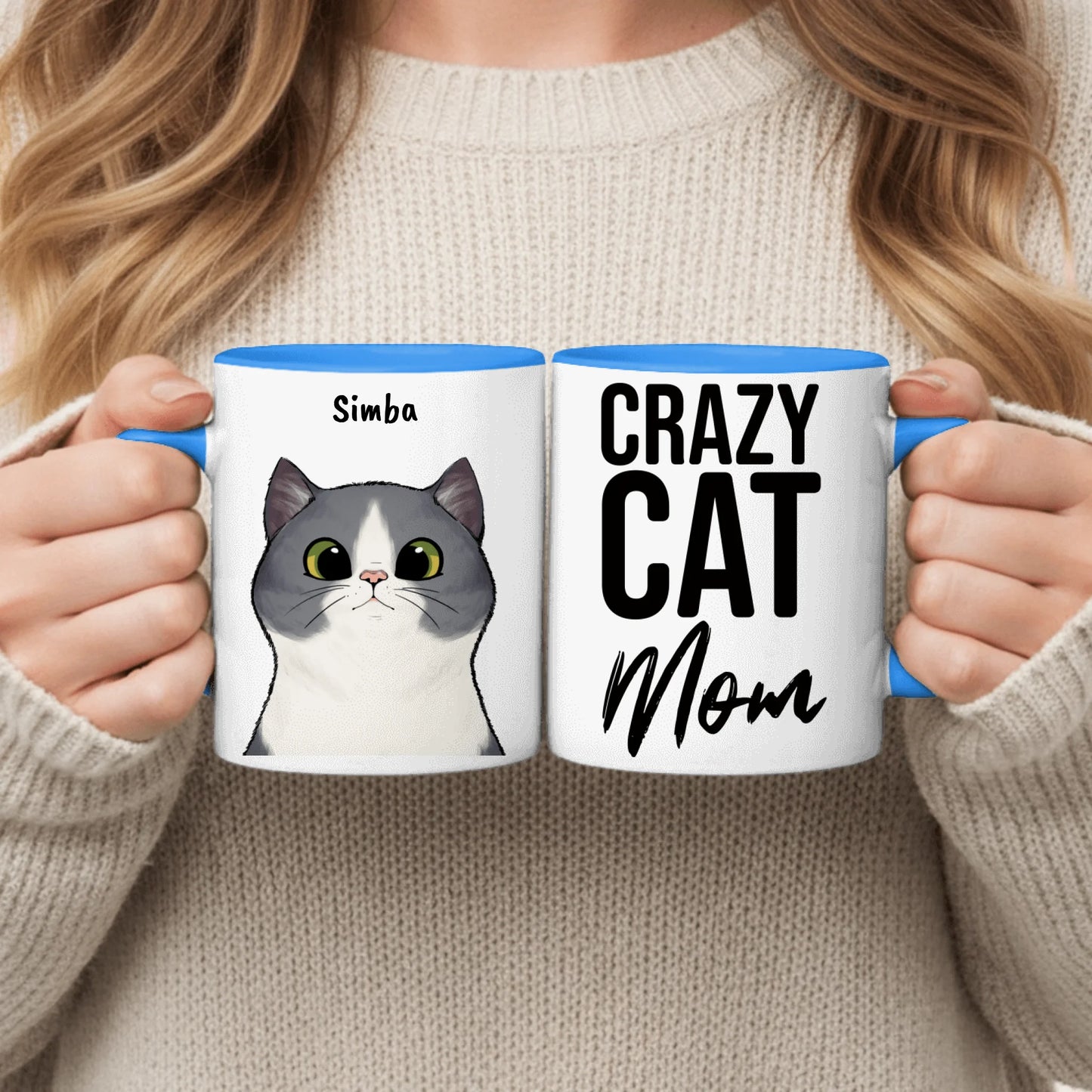 Nieuwsgierige katten - Gepersonaliseerde mok