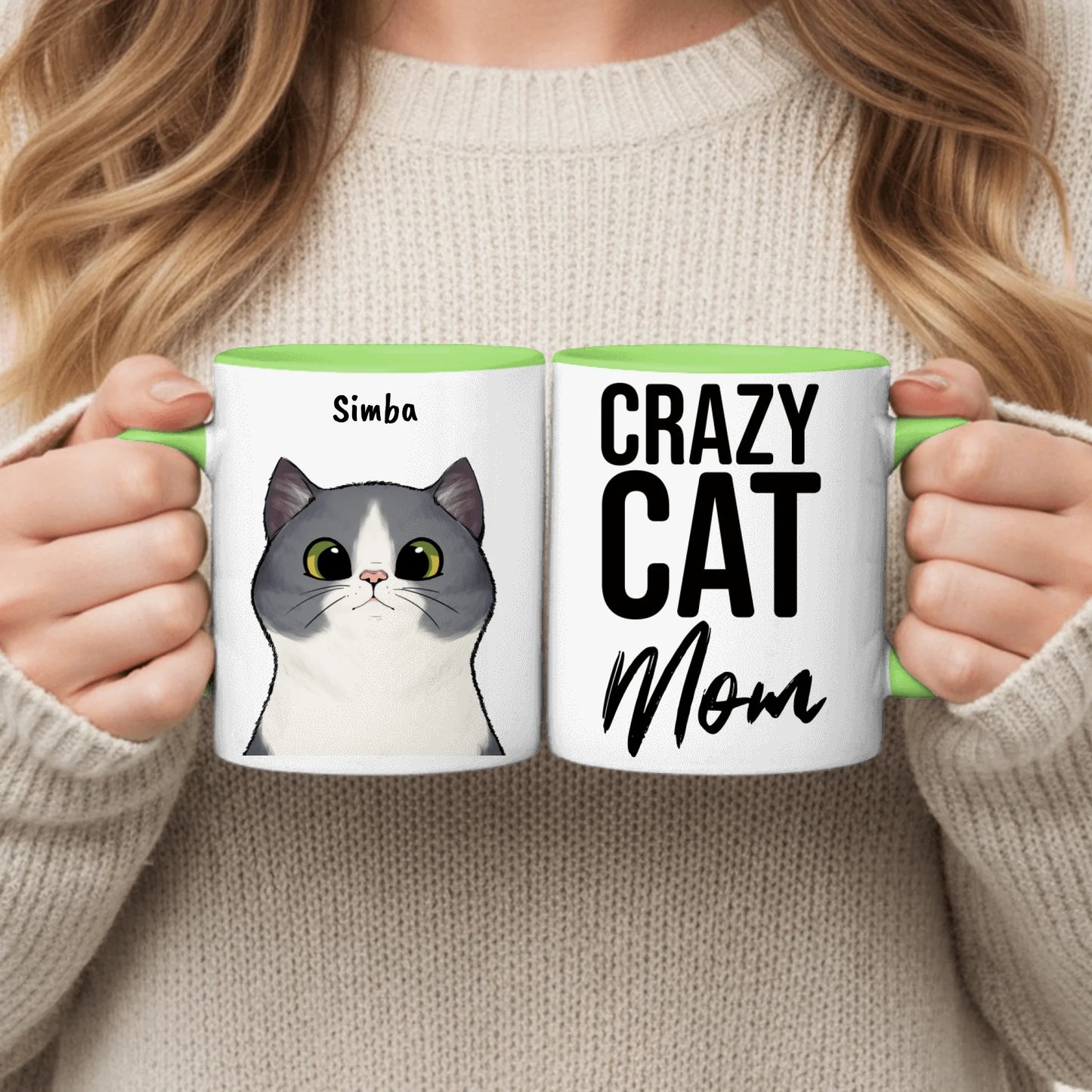Nieuwsgierige katten - Gepersonaliseerde mok