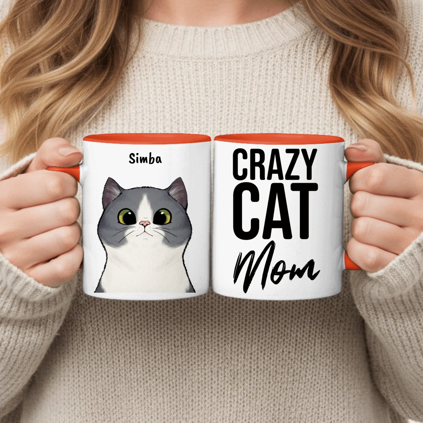 Nieuwsgierige katten - Gepersonaliseerde mok