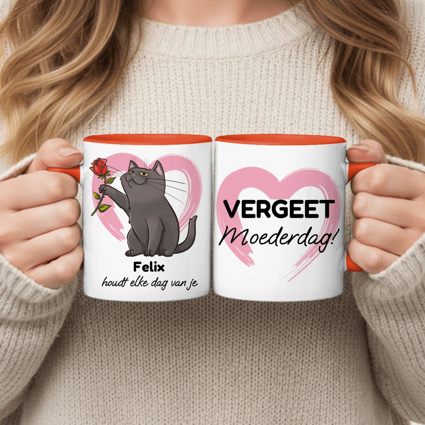 Jouw kat houdt van jou - Gepersonaliseerde mok
