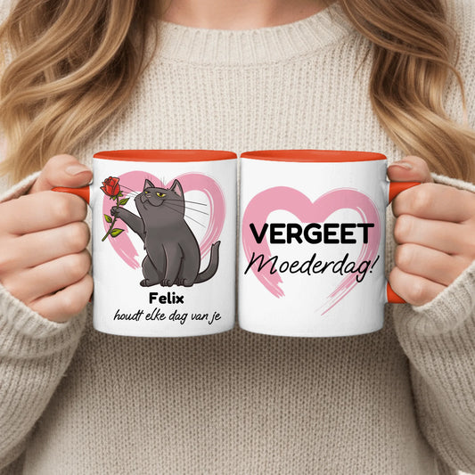 Jouw kat houdt van jou - Gepersonaliseerde mok
