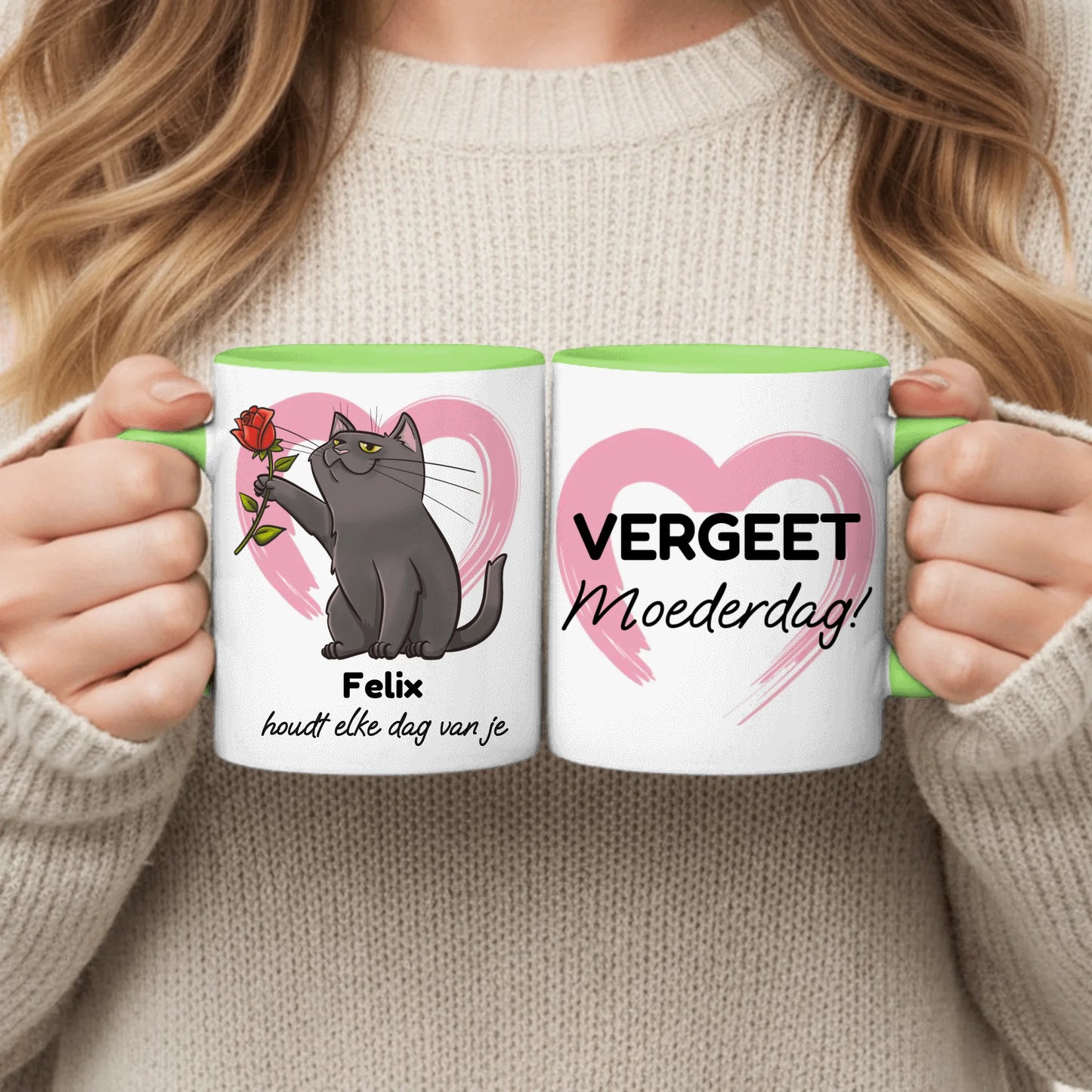 Jouw kat houdt van jou - Gepersonaliseerde mok