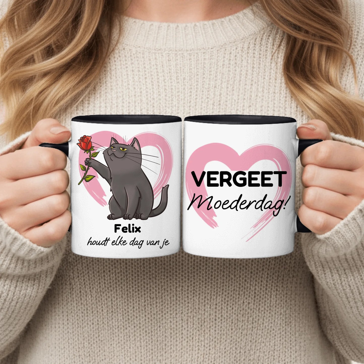 Jouw kat houdt van jou - Gepersonaliseerde mok