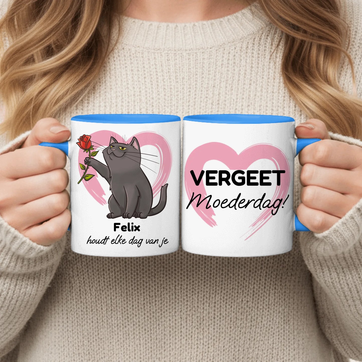 Jouw kat houdt van jou - Gepersonaliseerde mok