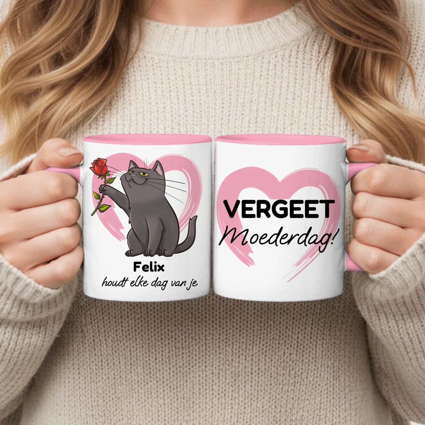 Jouw kat houdt van jou - Gepersonaliseerde mok