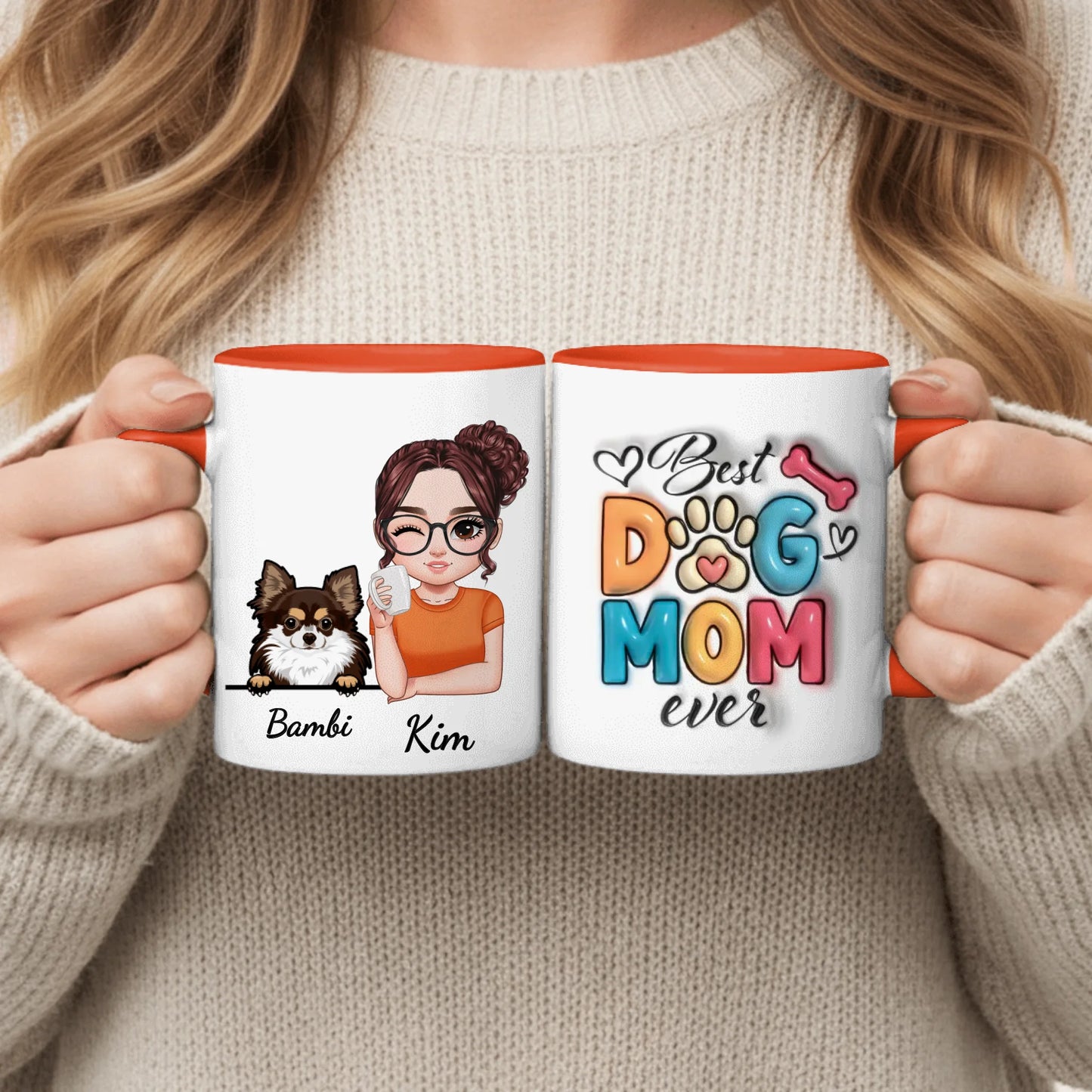 Best Pet Mom (3D look) - Gepersonaliseerde Mok