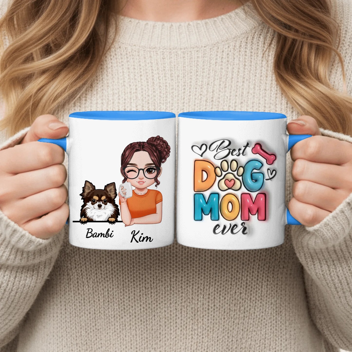 Best Pet Mom (3D look) - Gepersonaliseerde Mok
