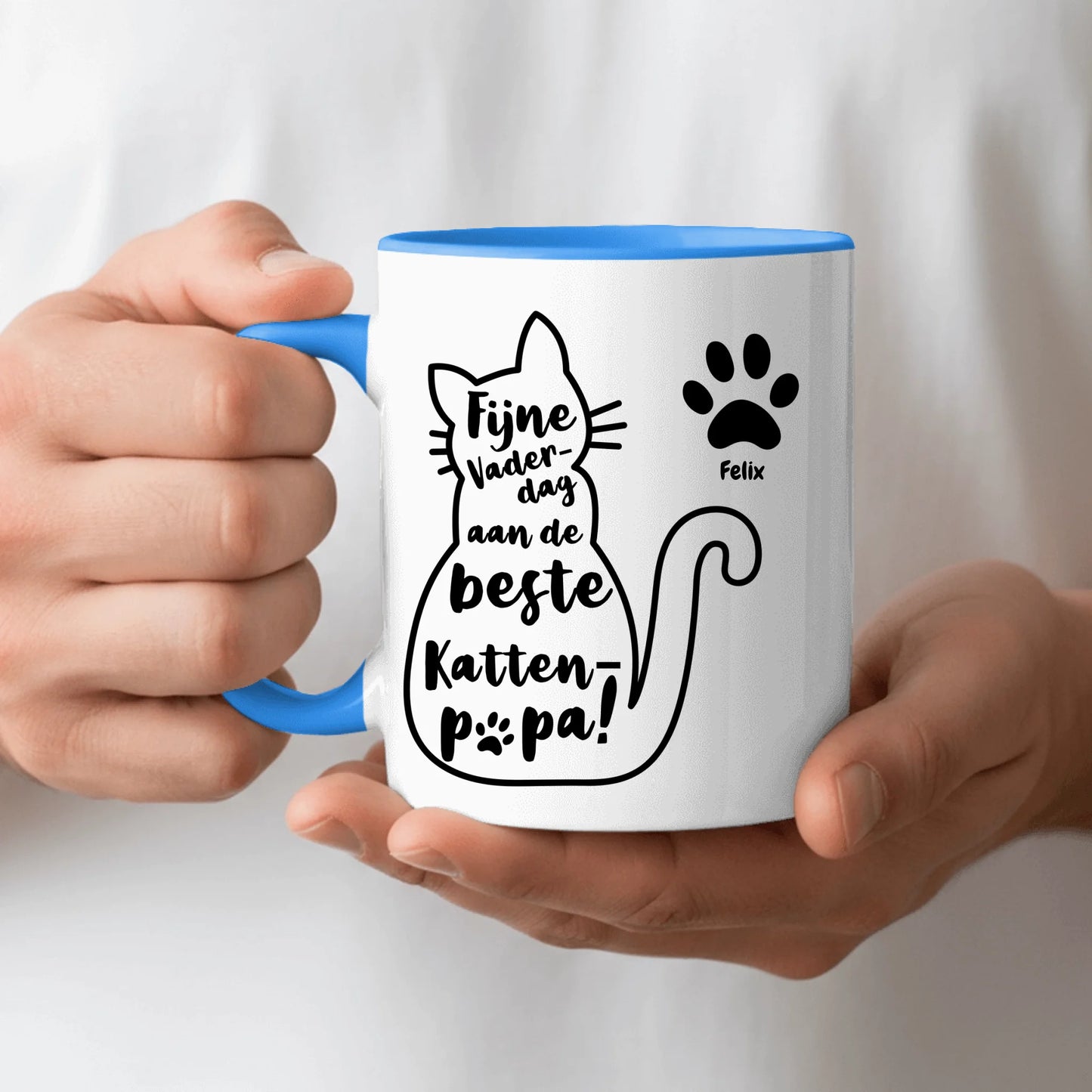 Beste Kattenpapa - Gepersonaliseerde Mok
