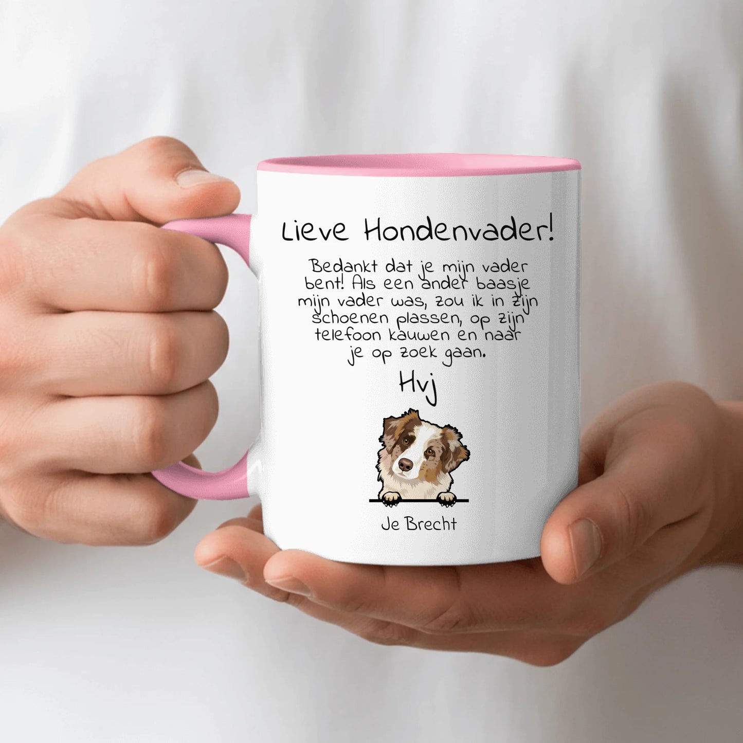 Lieve Hondevader - Gepersonaliseerde mok
