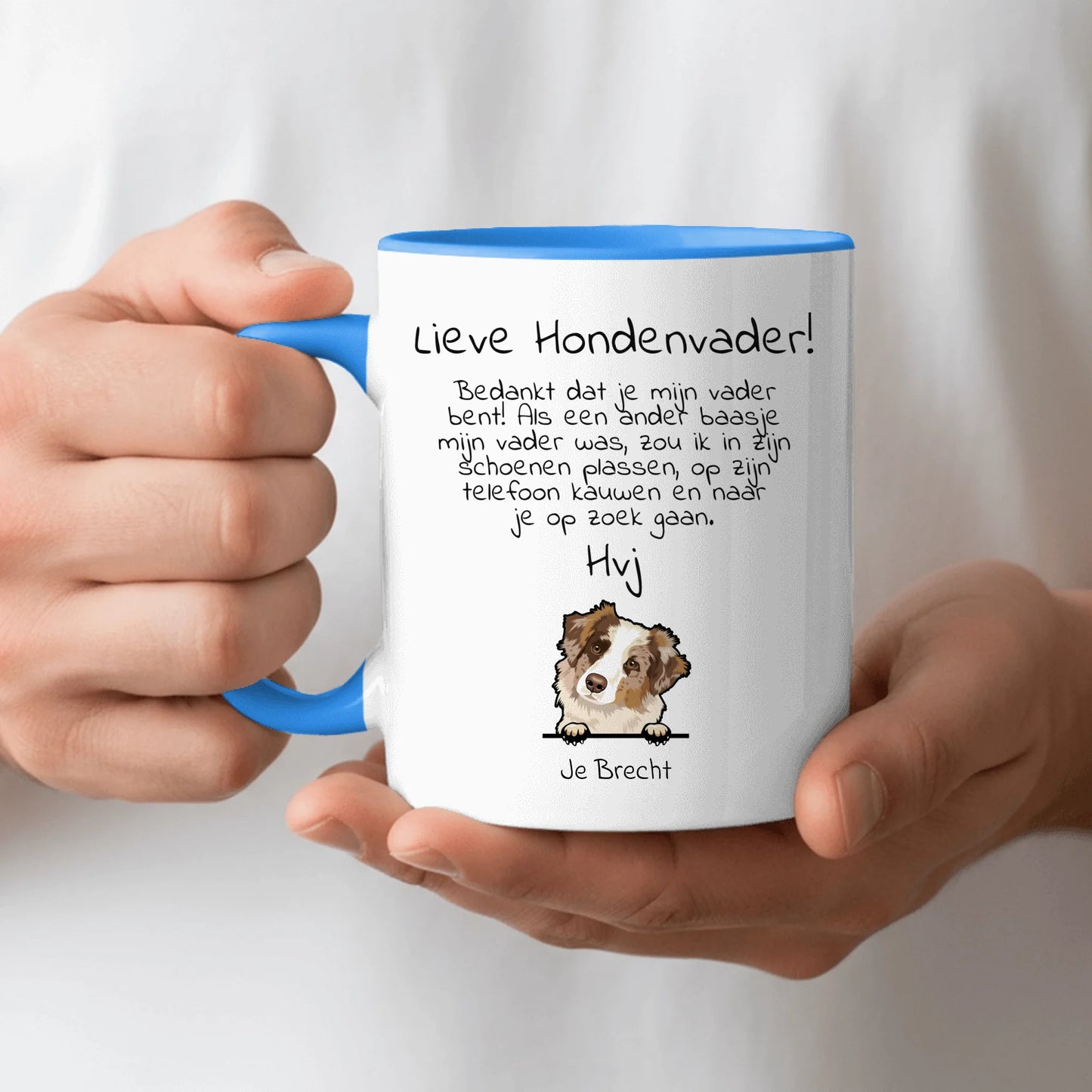 Lieve Hondevader - Gepersonaliseerde mok