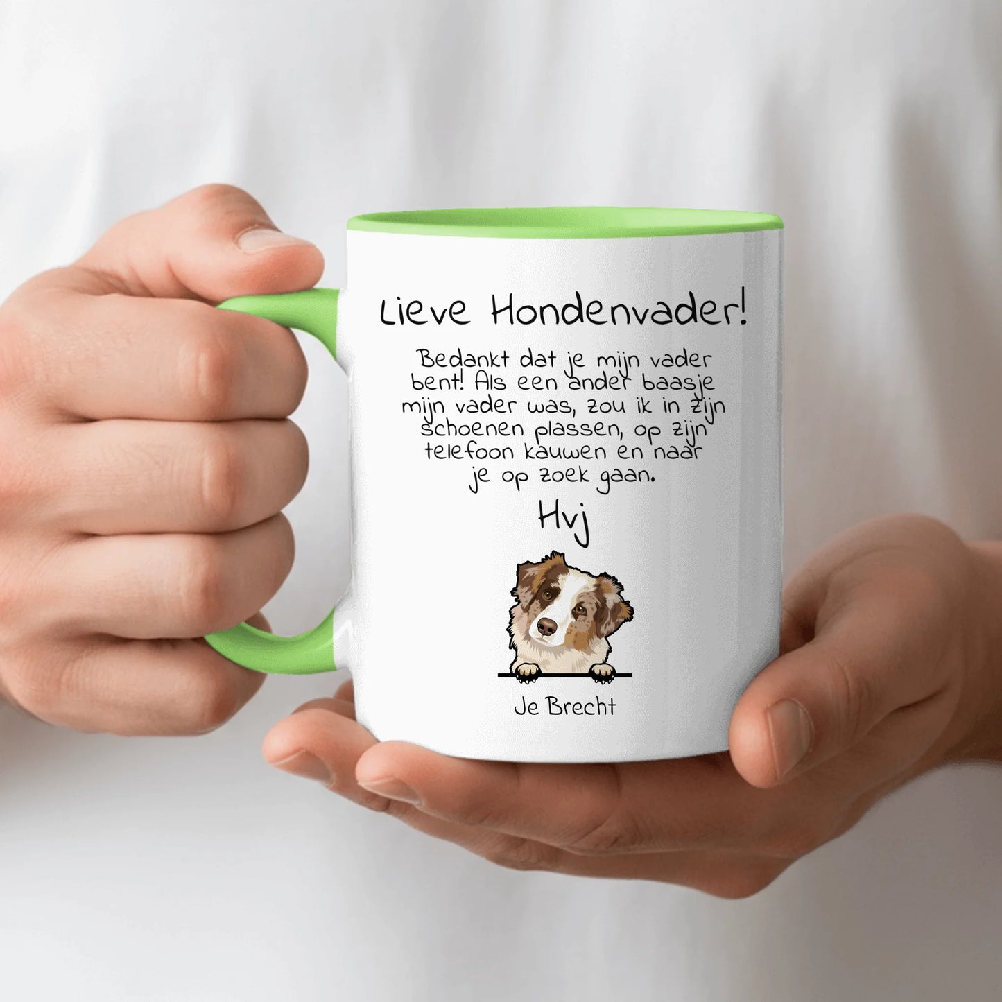 Lieve Hondevader - Gepersonaliseerde mok
