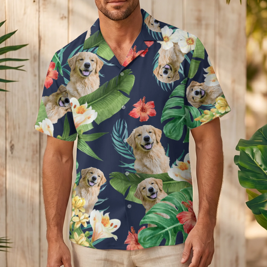 Jouw foto - Gepersonaliseerd Hawaiiaans hemd