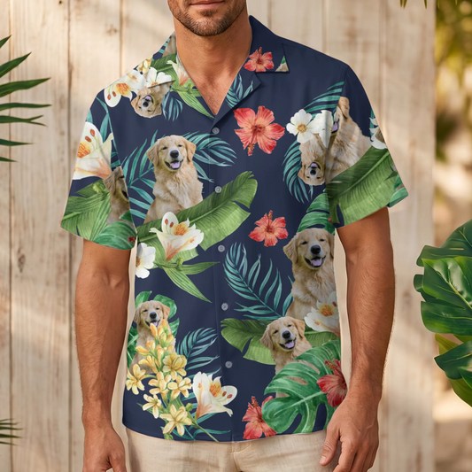 Jouw foto - Gepersonaliseerd Hawaiiaans hemd