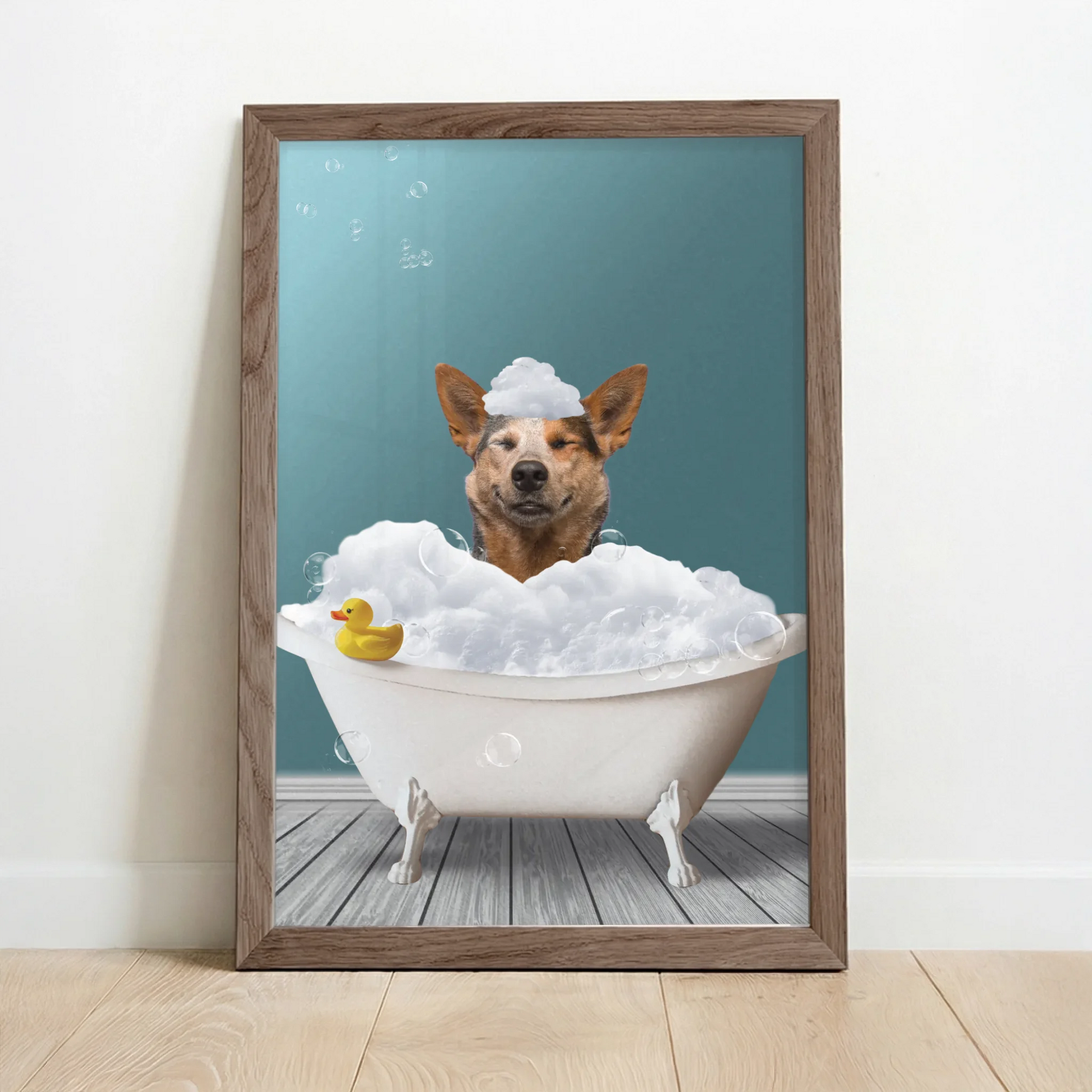 Framed Poster UK oak copy