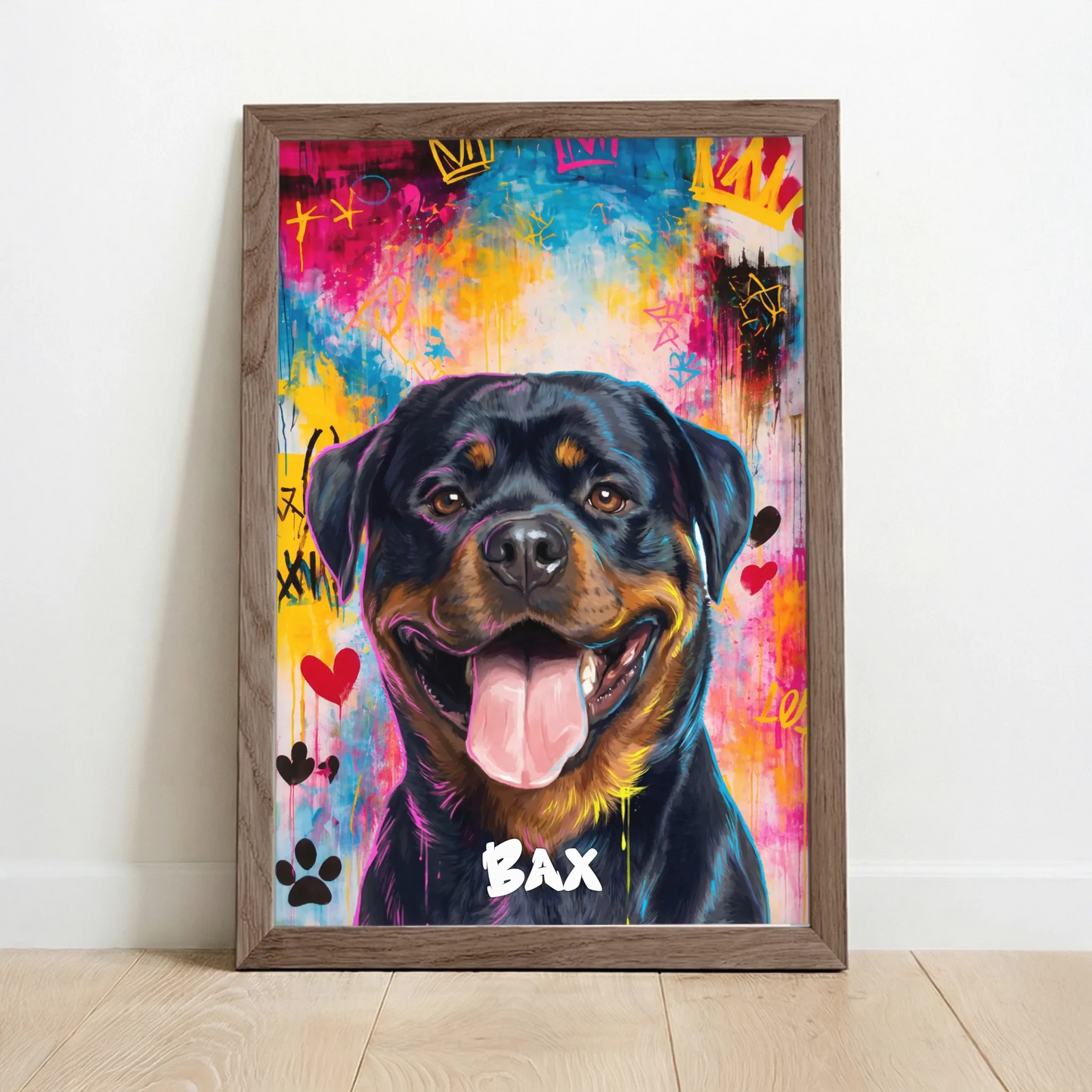 Framed Poster UK oak copy