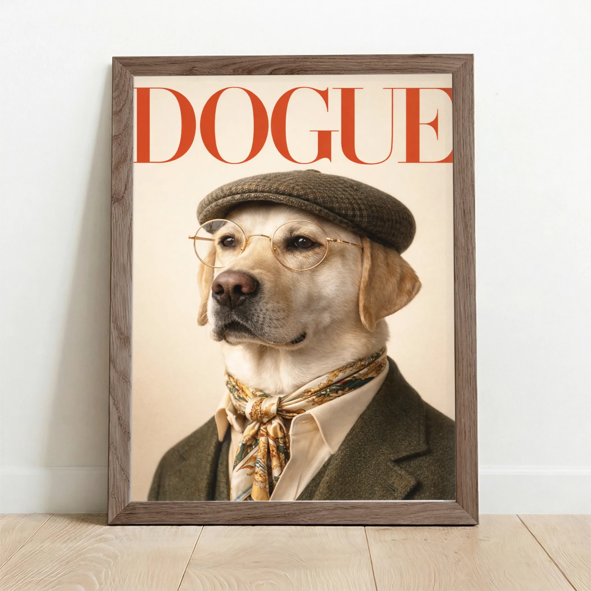 Framed Poster UK oak