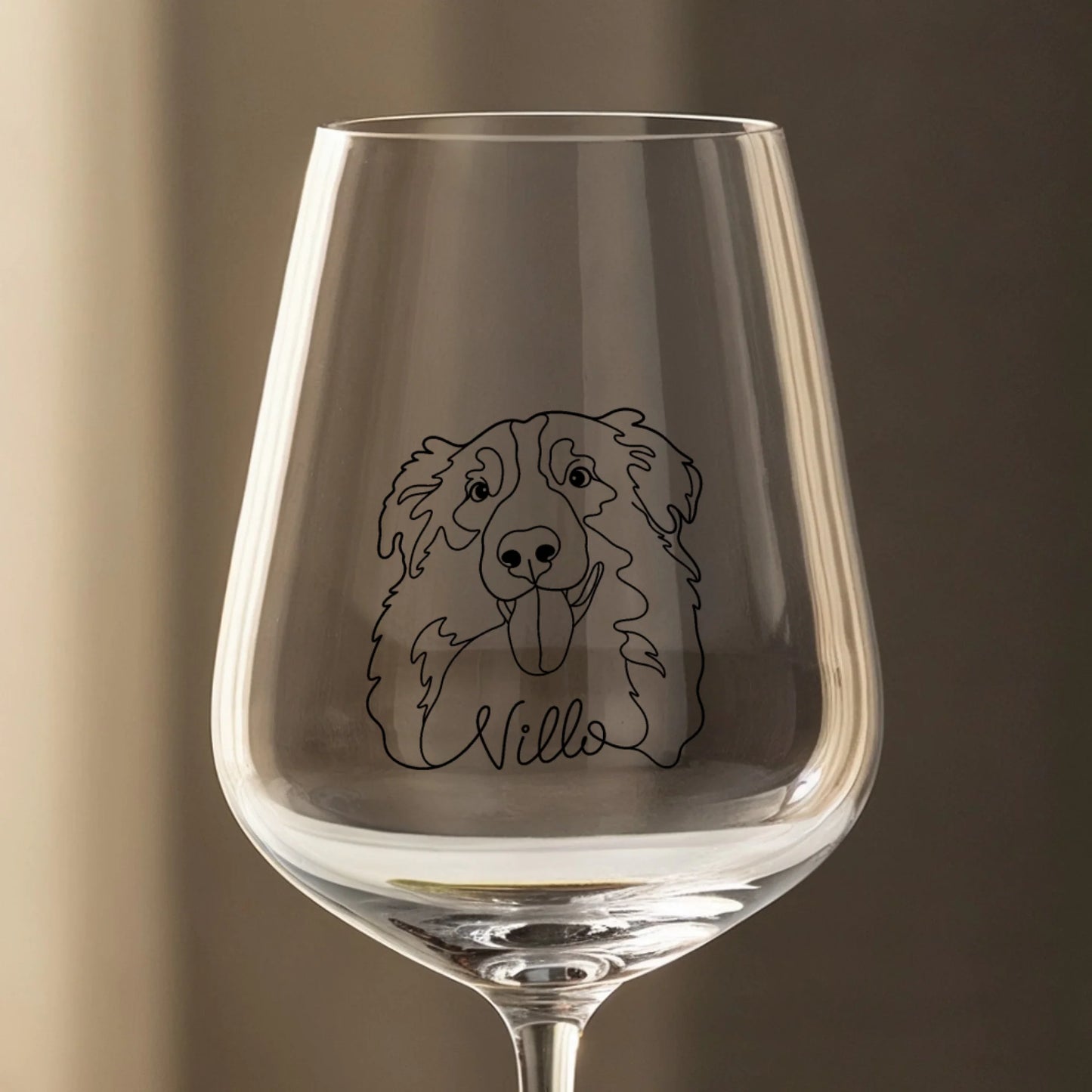 Lineart - Gepersonaliseerd Wijnglas