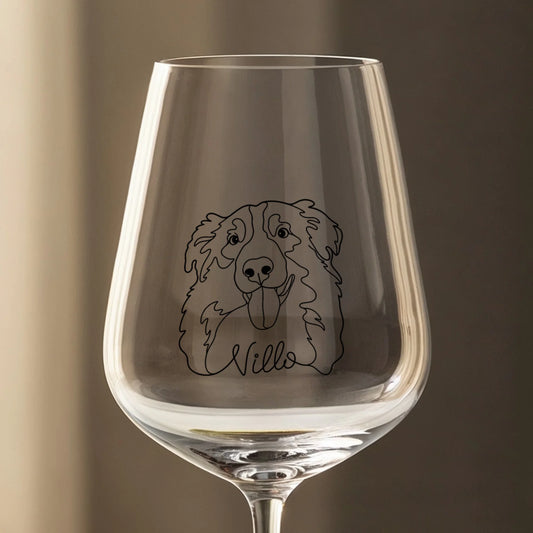 Lineart - Gepersonaliseerd Wijnglas