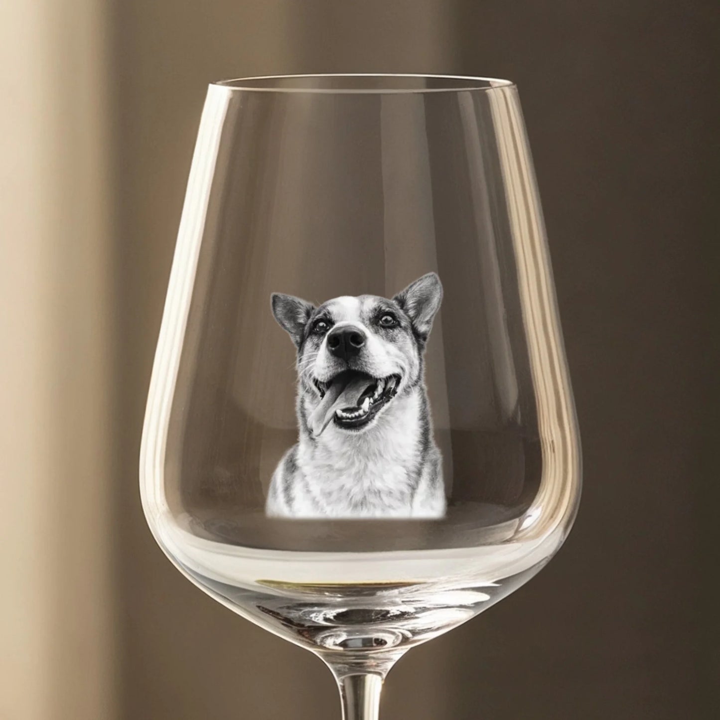 Charcoal - Gepersonaliseerd Wijnglas