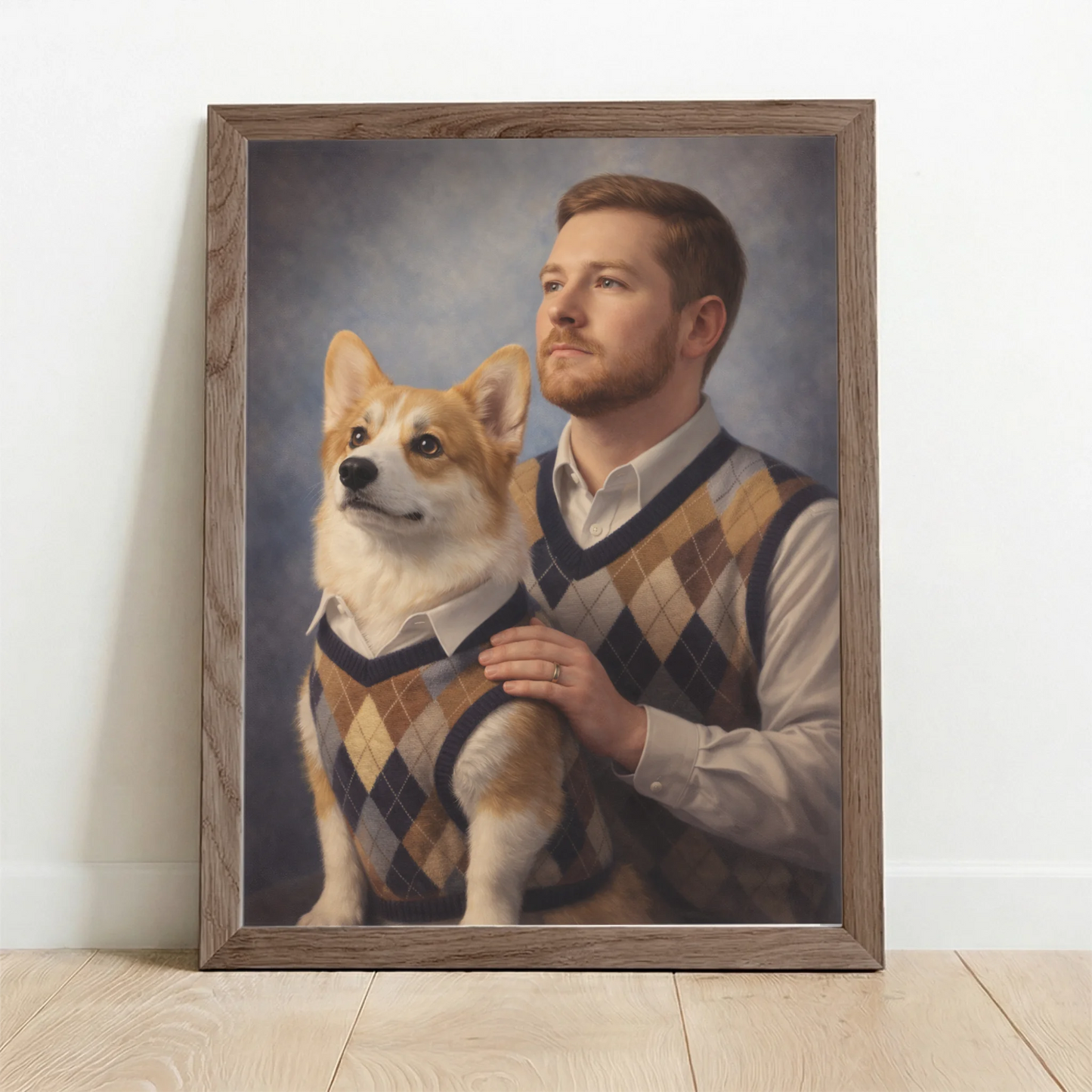 Framed Poster UK oak