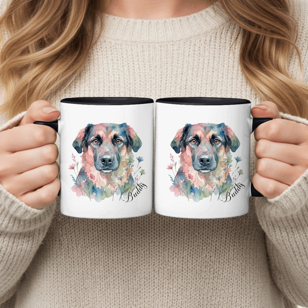Gepersonaliseerde mok - Aquarel