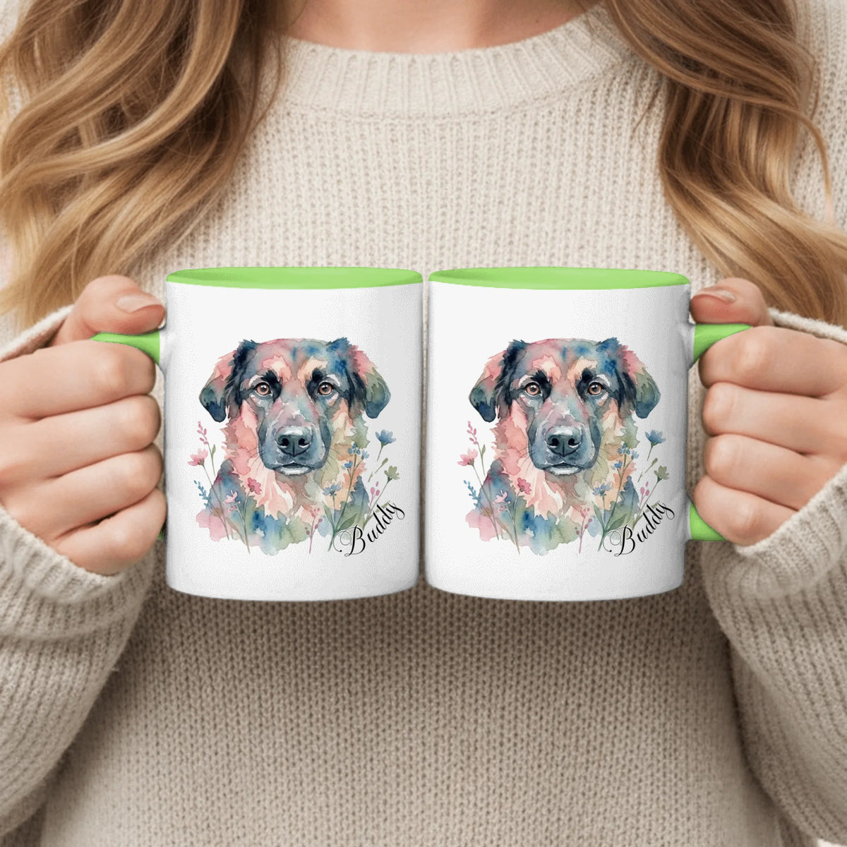 Gepersonaliseerde mok - Aquarel